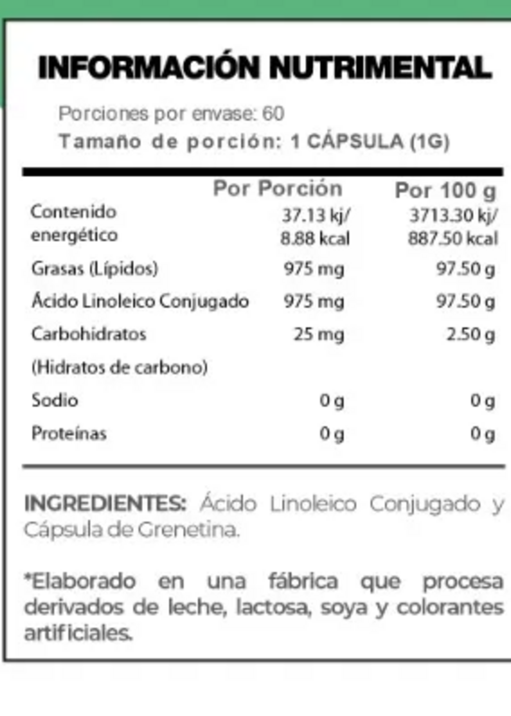 ND EVOLUTION CLA ND EVOLUTION 60 CAP