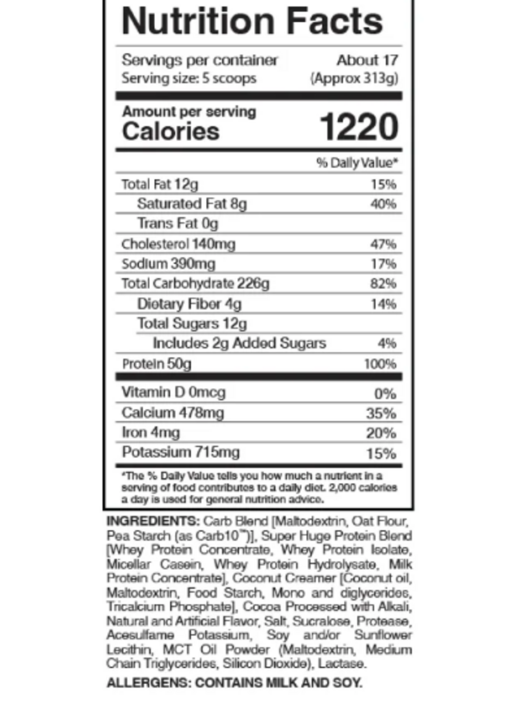 EVOGEN SUPER HUGE GAINER