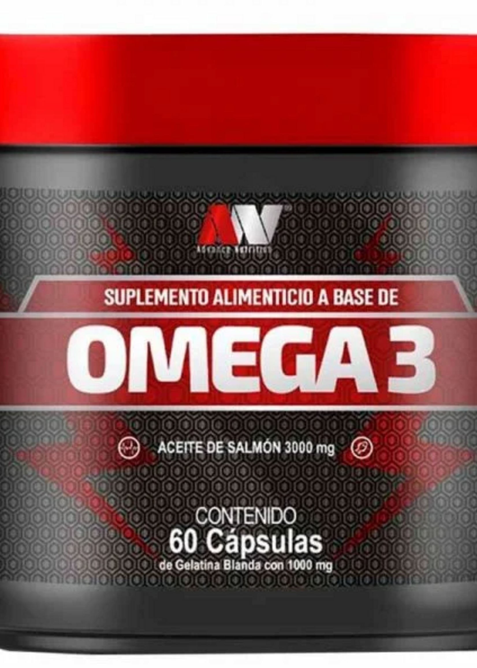 ADVANCE NUTRITION OMEGA 3 ADVANCE NUTRITION 60 CAP *NEGRO TAPA ROJA**