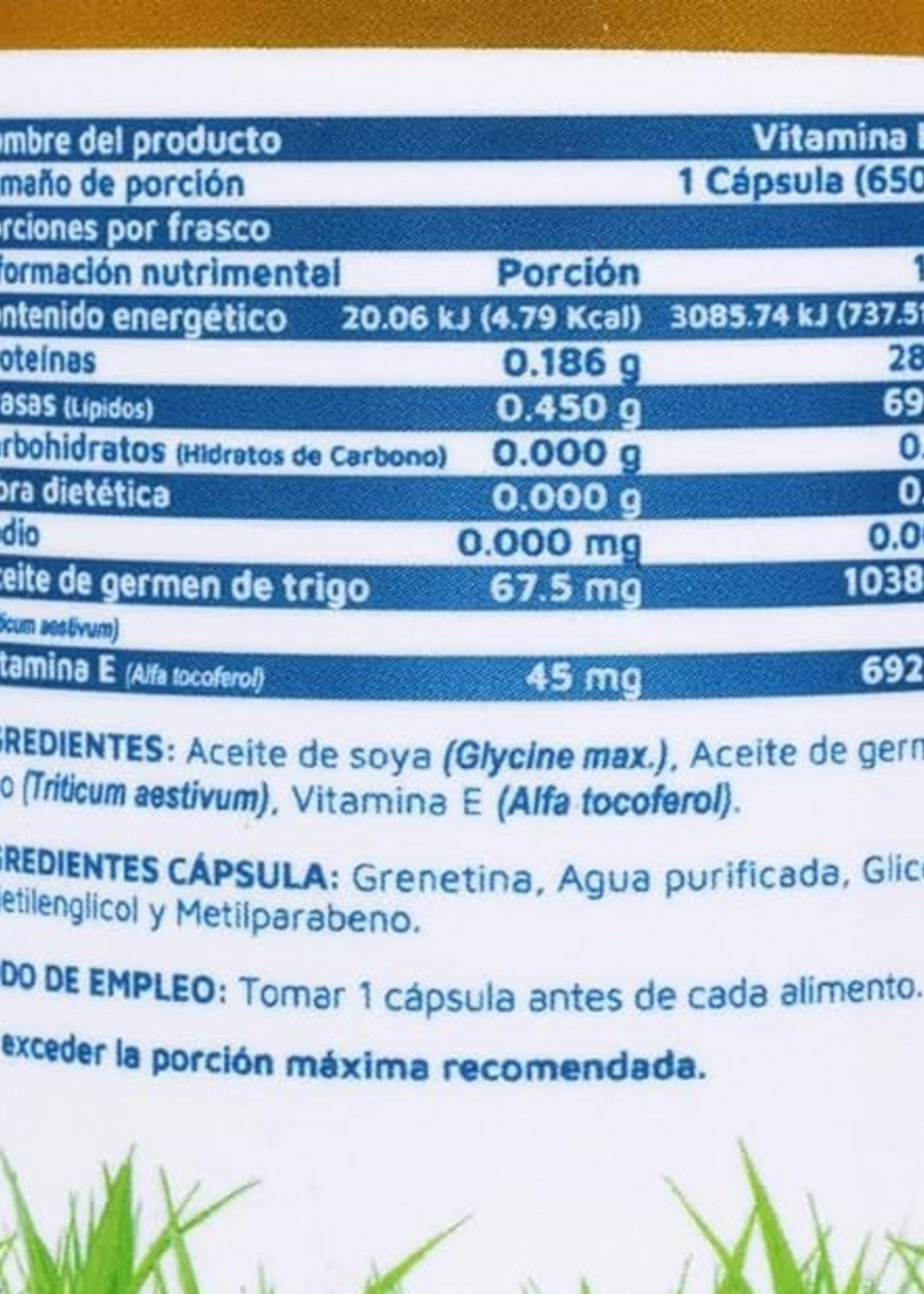 VIDANAT VITAMINA E VIDANAT 100 TAB