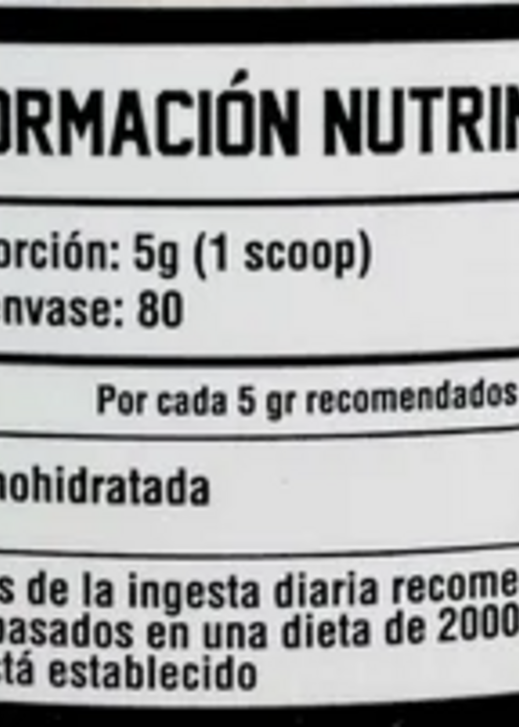 BLACKBEAR CREATINA BLACKBEAR 80 SERV