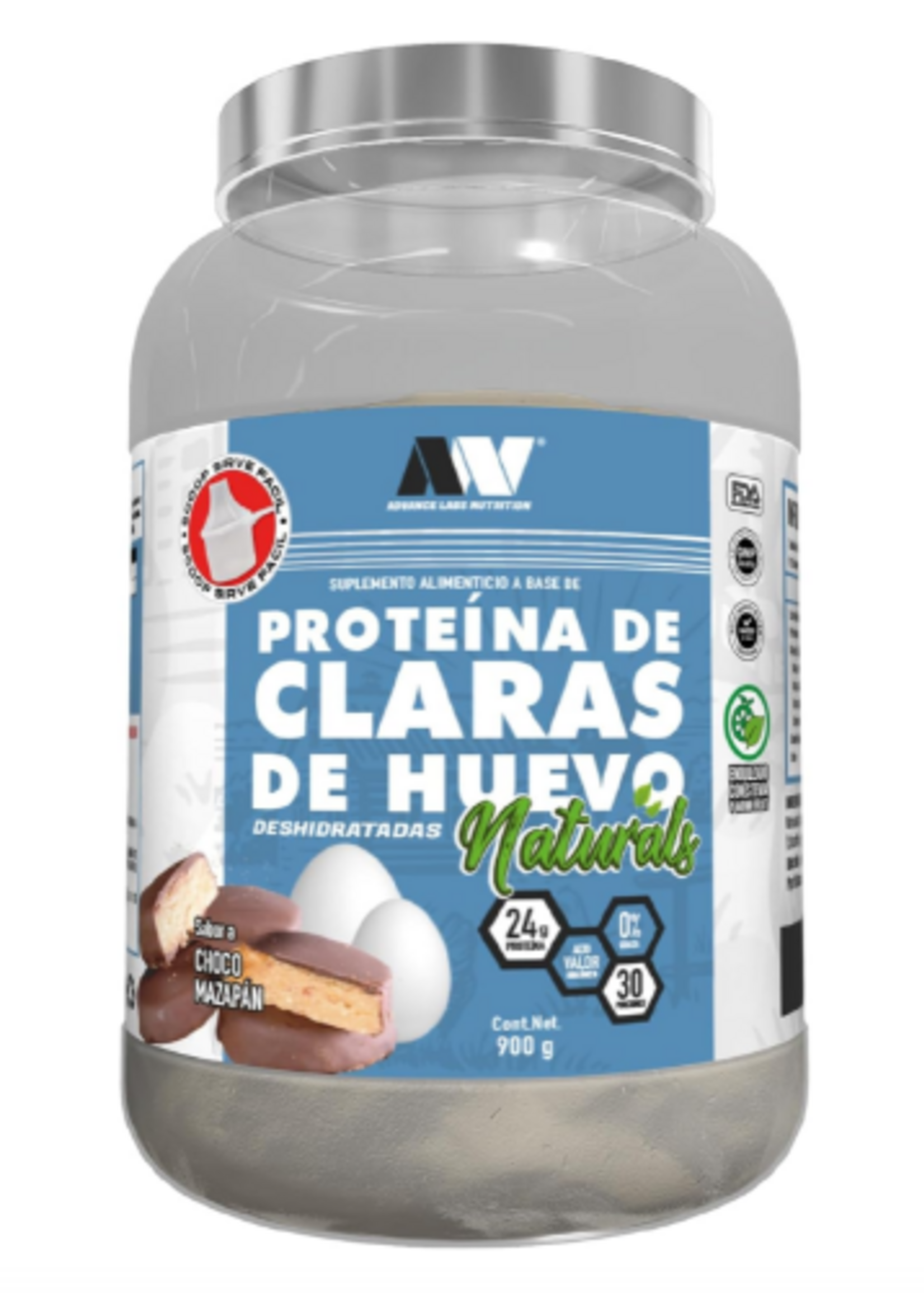 ADVANCE NUTRITION CLARAS DE HUEVO NATURALS 30 SERV