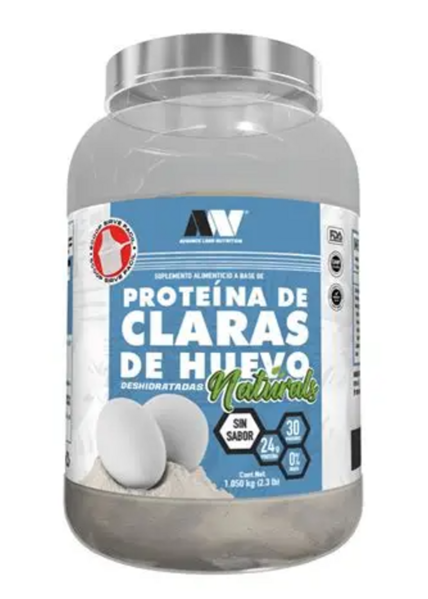 ADVANCE NUTRITION CLARAS DE HUEVO NATURALS 30 SERV