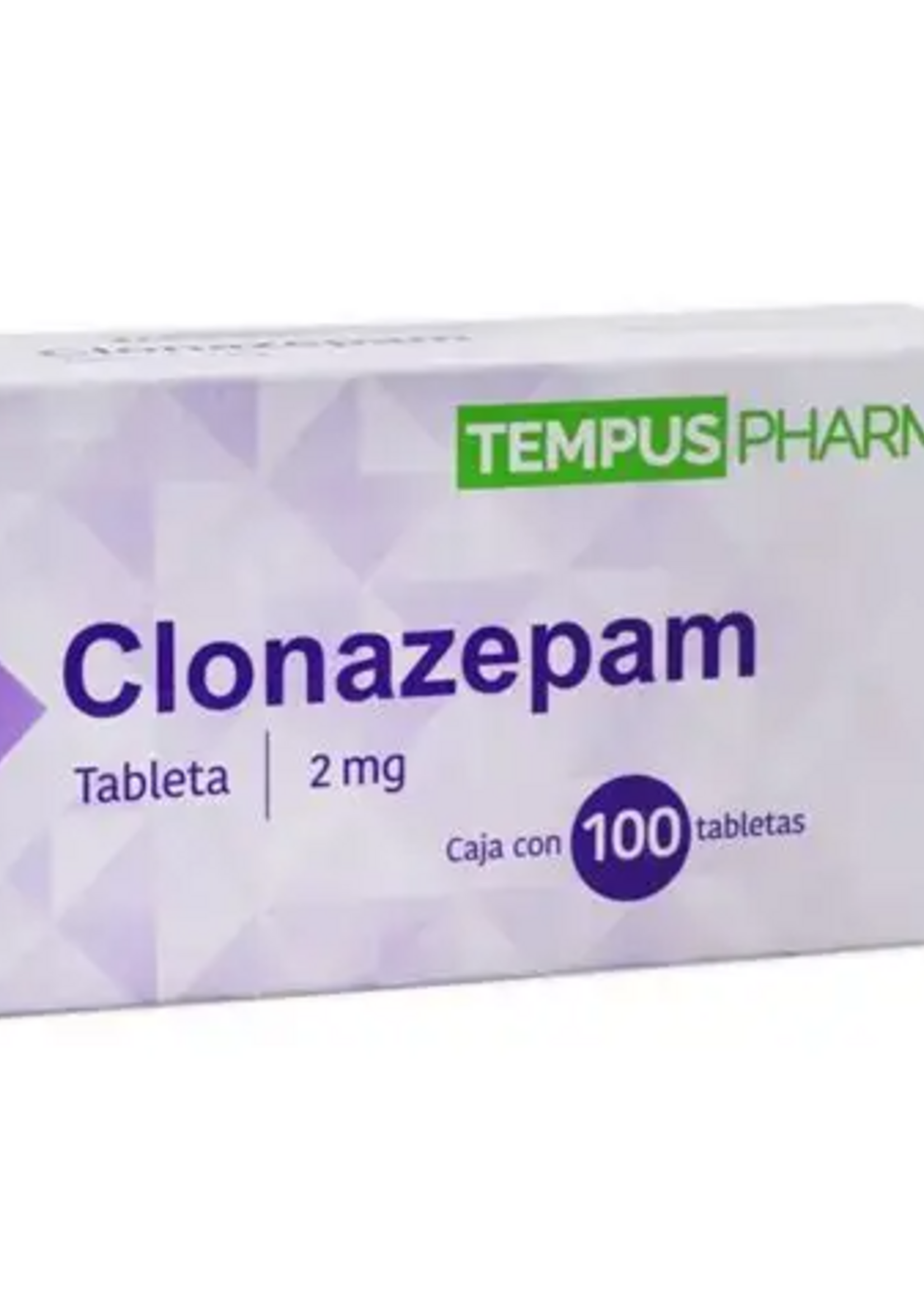 TEMPUS PHARMA CLONAZEPAM 2 MG / 100 TAB