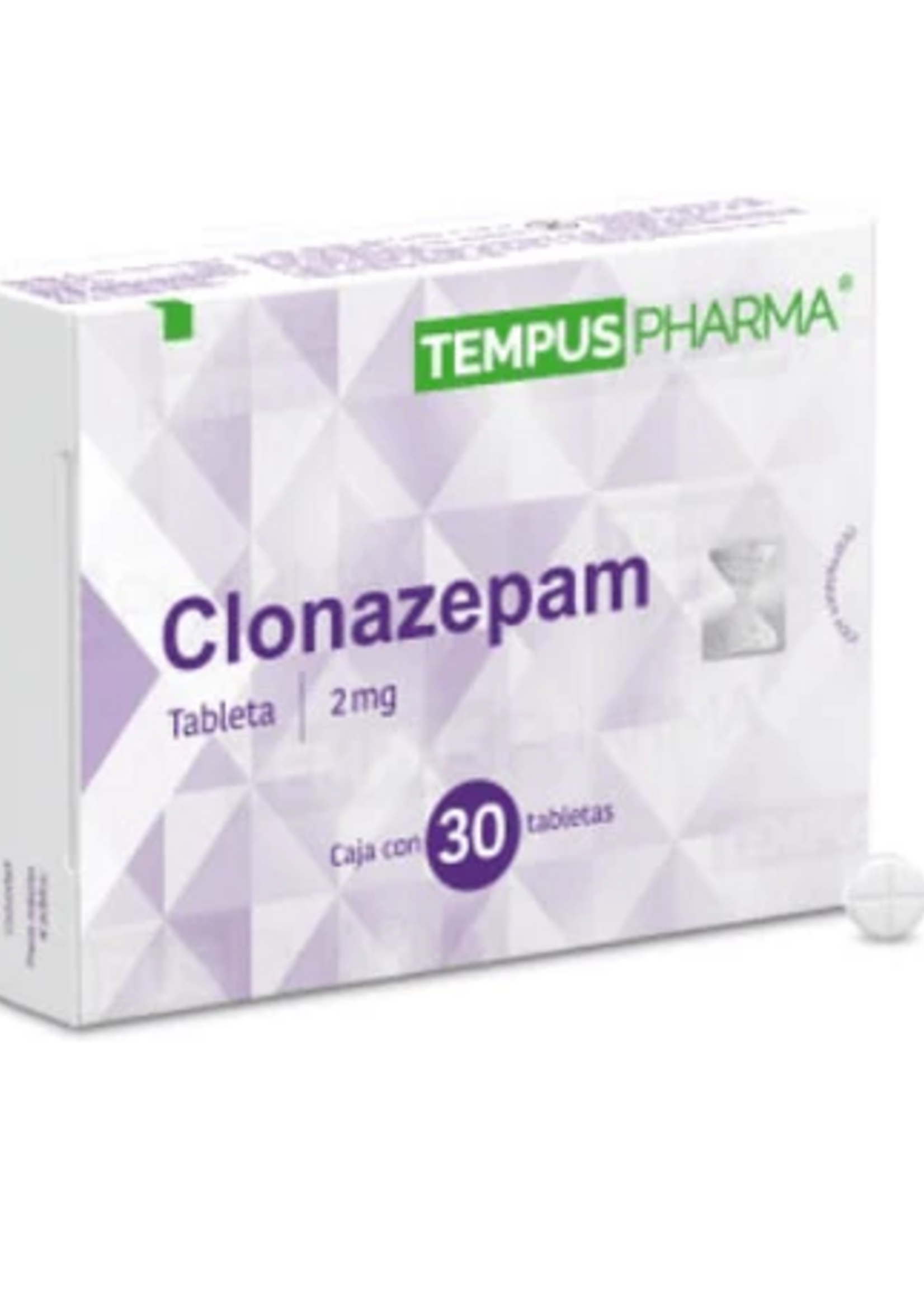 TEMPUS PHARMA CLONAZEPAM 2 MG / 30 TAB