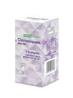 TEMPUS PHARMA CLONAZEPAM (FRASCO)  2.5 MG / 10 ML TEMPUS PHARMA