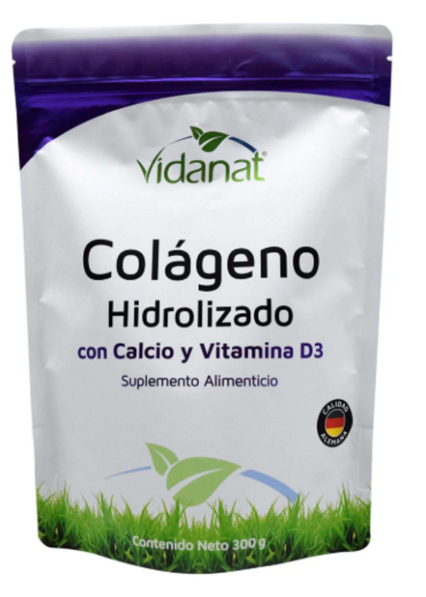 VIDANAT COLAGENO (VIDANAT) CALCIO Y VITAMINA D3 300 GR/ 15 SERV