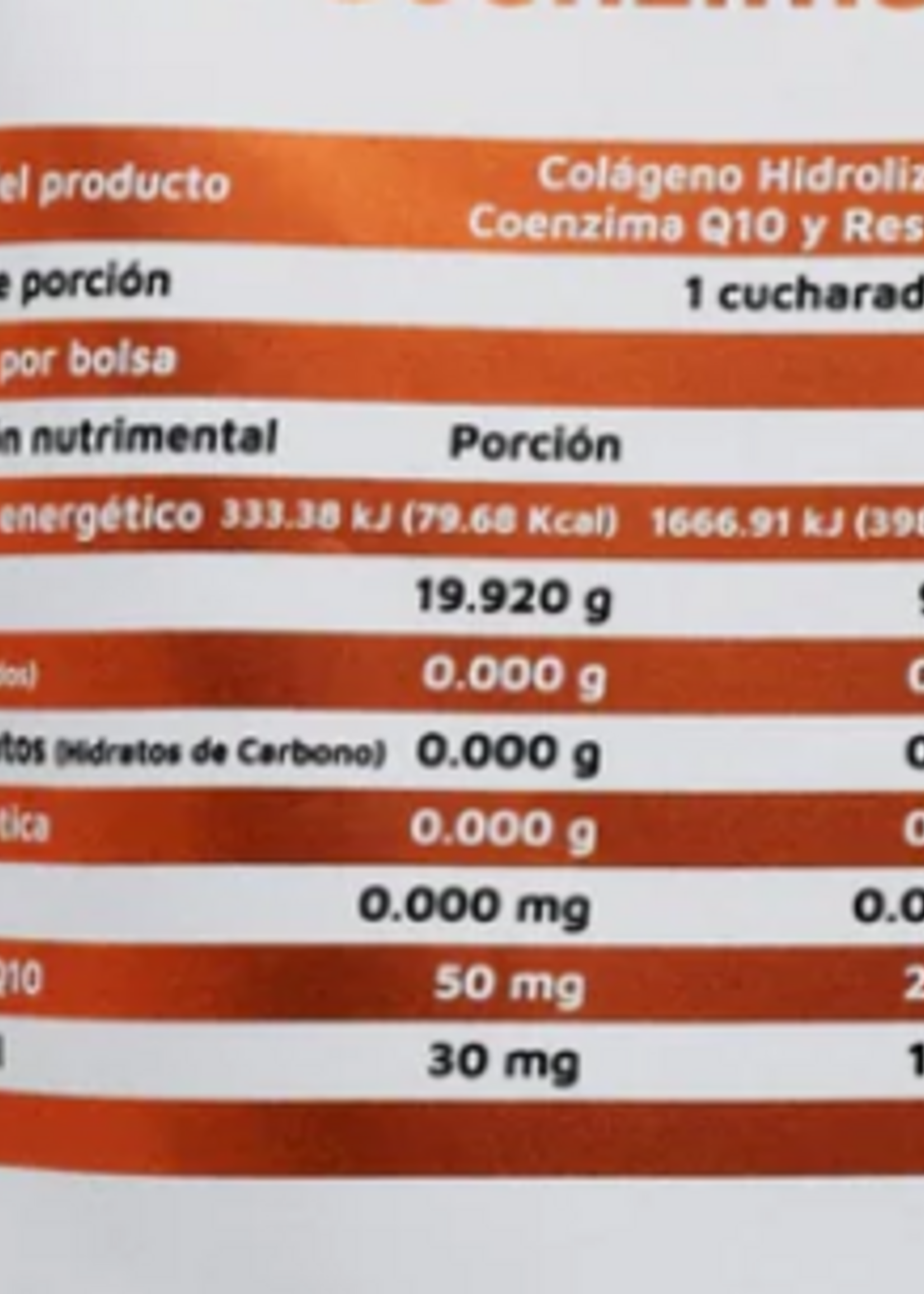 VIDANAT COLAGENO (VIDANAT) COENZIMA Q10 Y RESVERATROL 300 GR/ 15 SERV