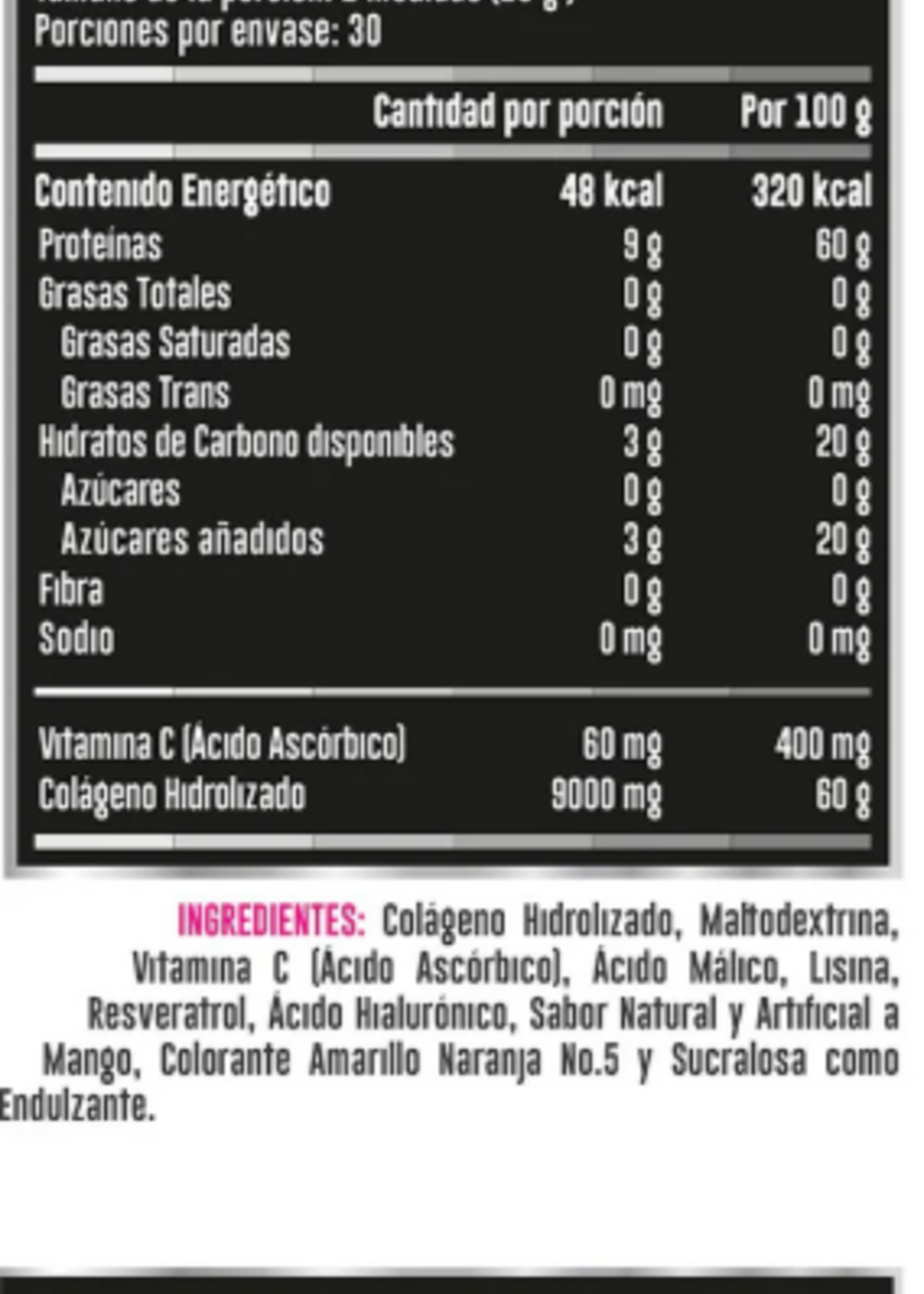 ADVANCE NUTRITION COLAGENO ADVANCE ELLA