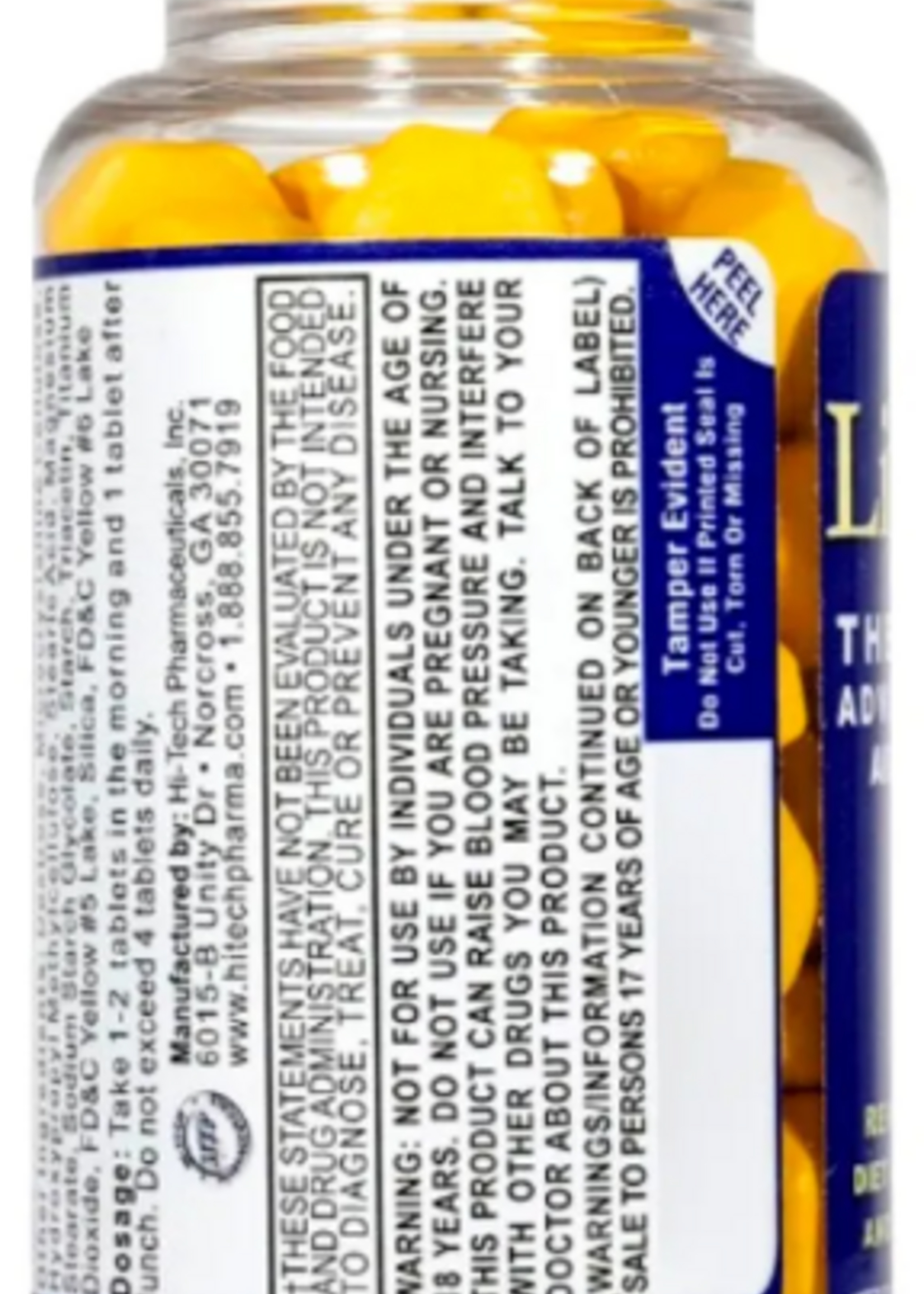 HTP LIPODRENE AMARILLO 90 CAP