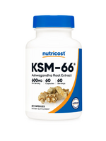 NUTRICOST KSM-66 (Ashwaganda) 600MG 60 CAP NUTRICOST