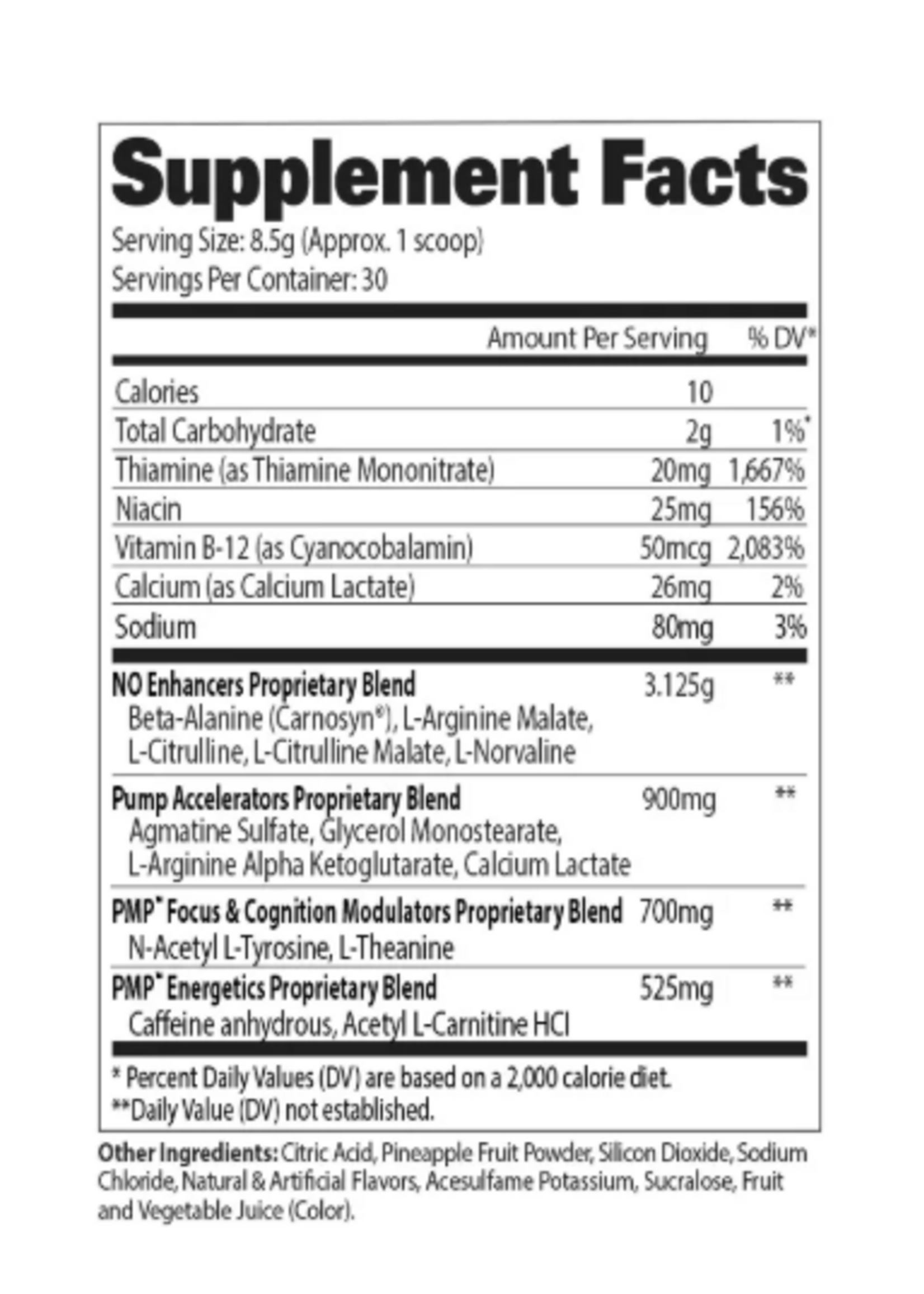 GAT PMP PREWORK (CLINICALLY TESTED) GAT
