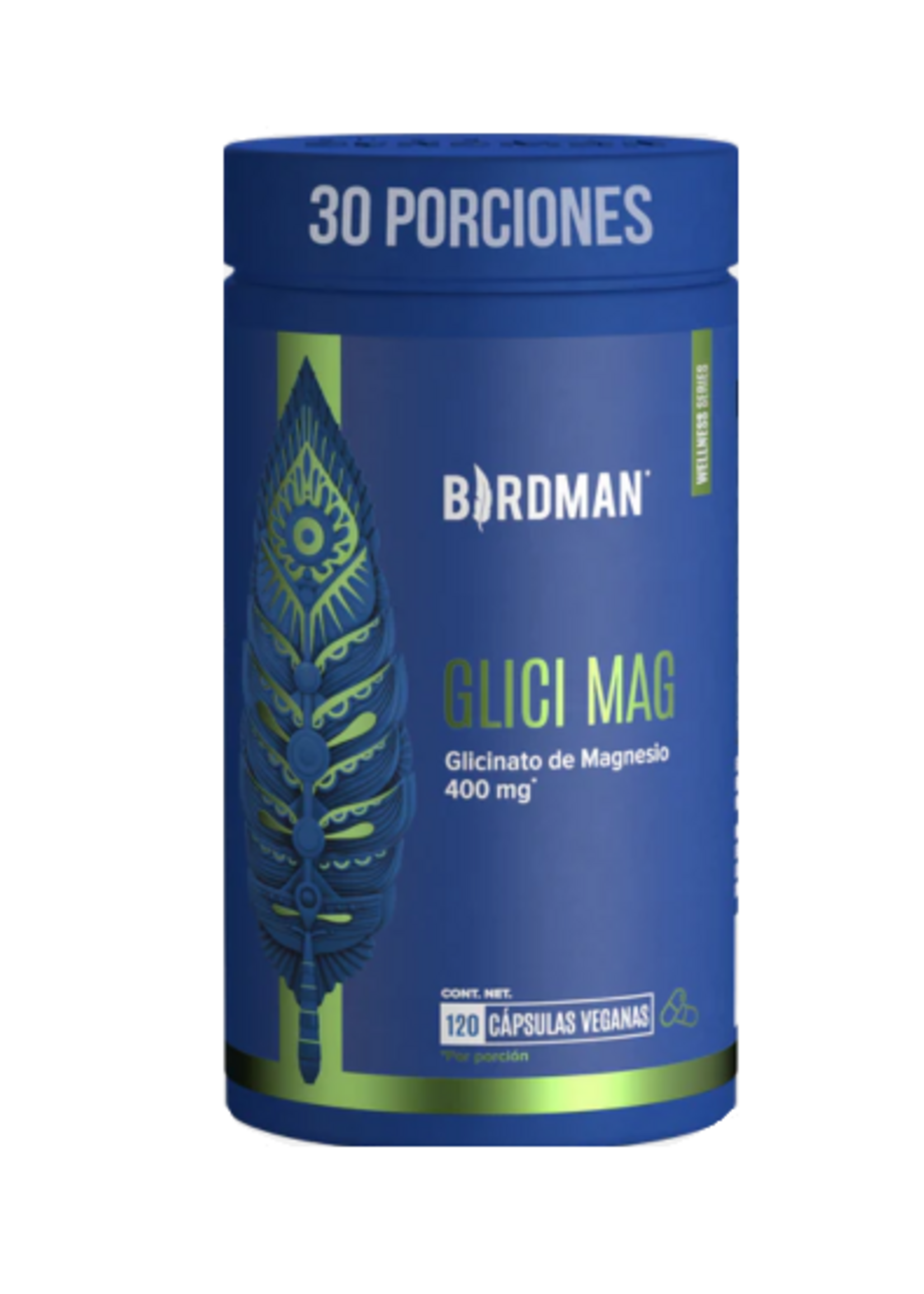 BIRDMAN GLICINATO DE MAGNESIO 120 CAPS BIRDMAN