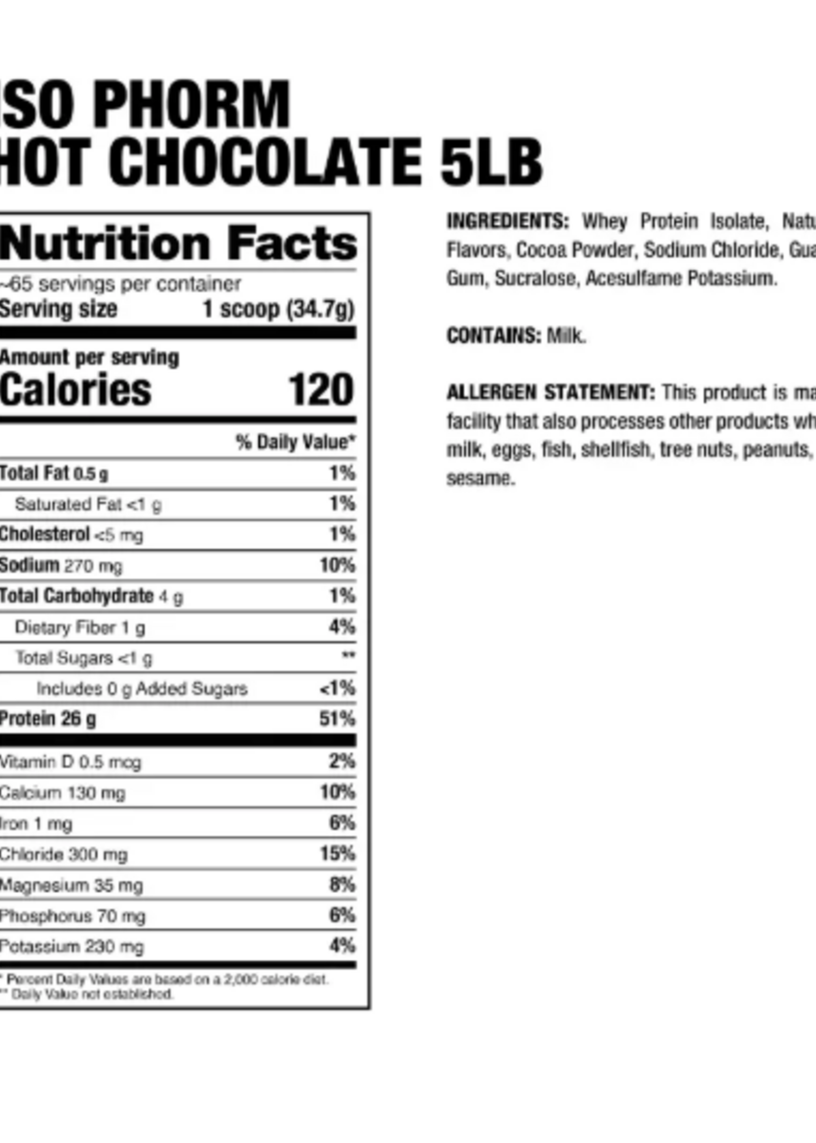 DRAGON PHARMA ISOPHORM 5 LB