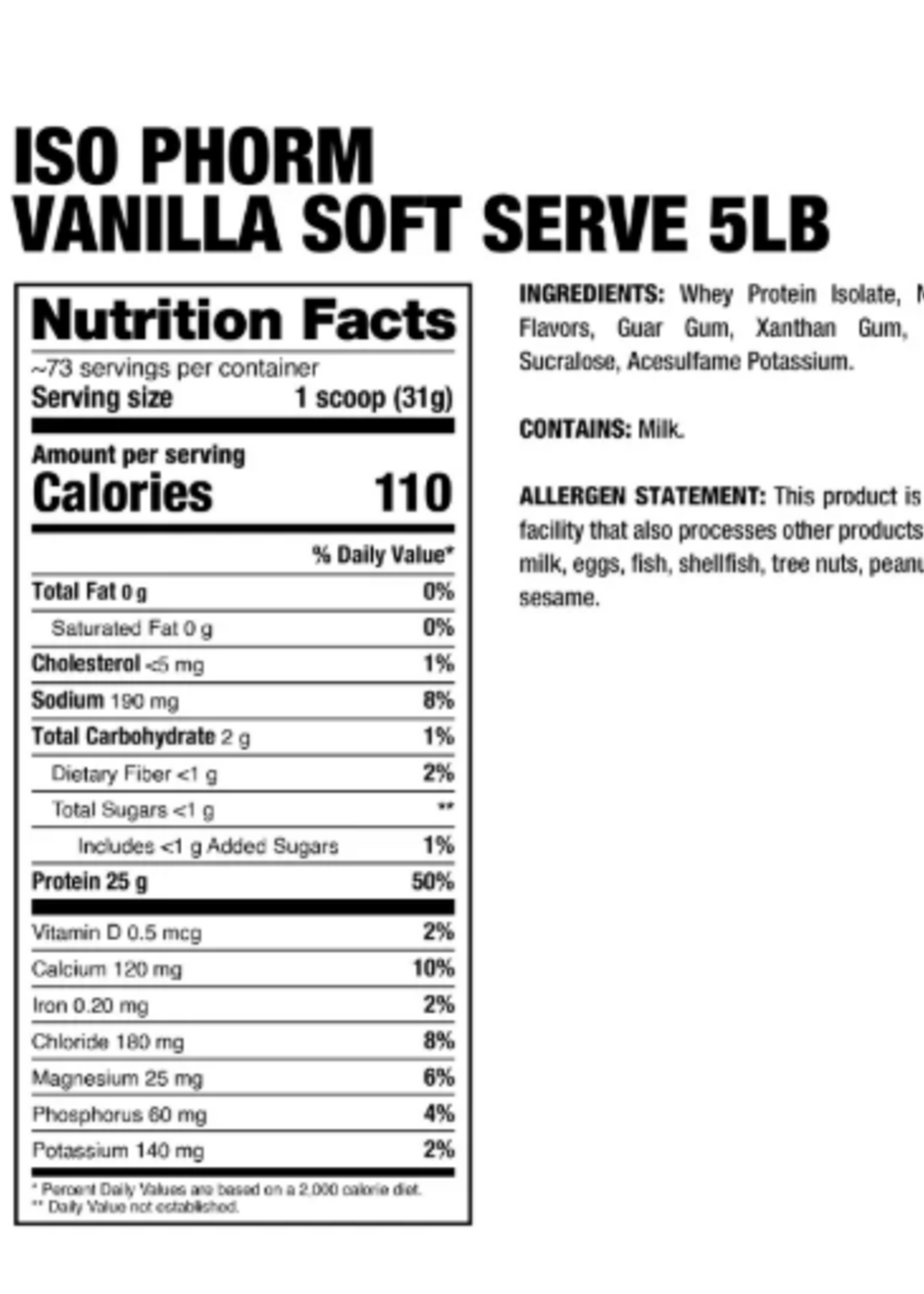 DRAGON PHARMA ISOPHORM 5 LB