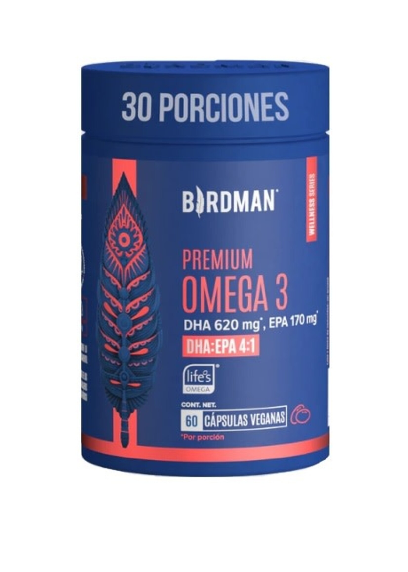 BIRDMAN PREMIUM OMEGA 3  60 CAPS BIRDMAN