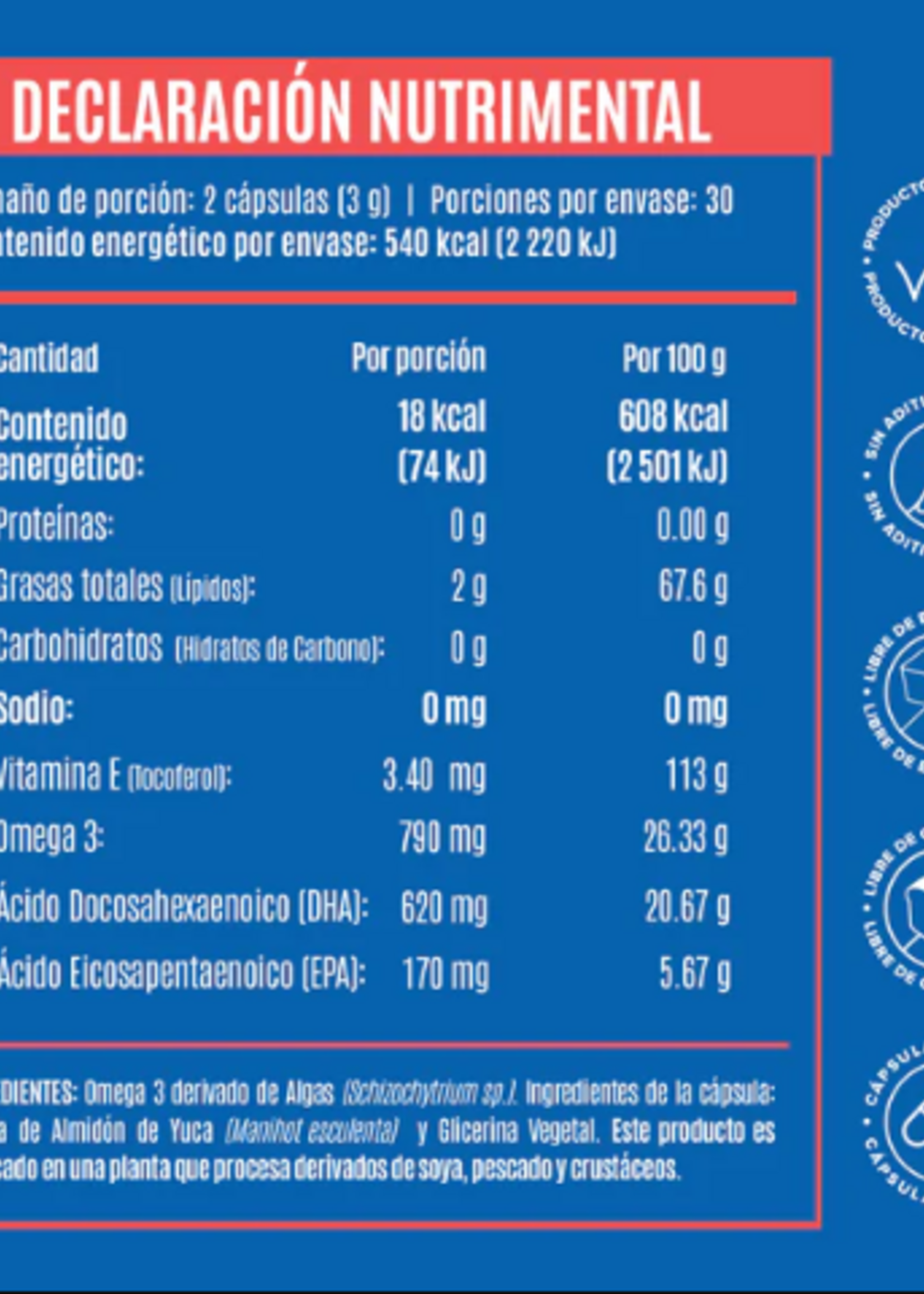 BIRDMAN PREMIUM OMEGA 3  60 CAPS BIRDMAN