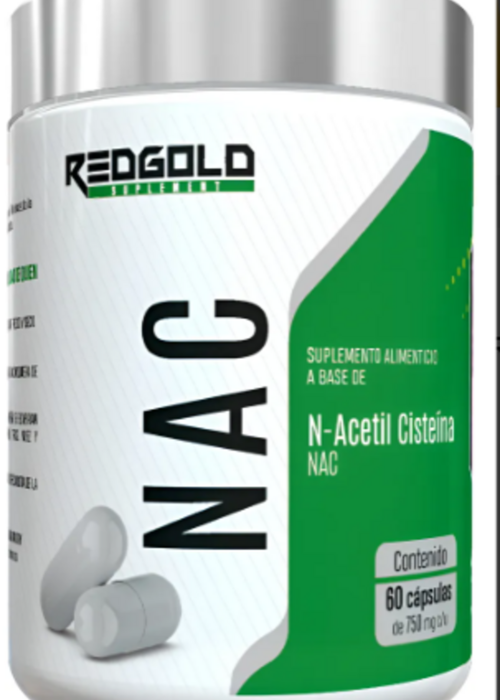 REDGOLD NAC RED GOLD 750 MG 60 CAP