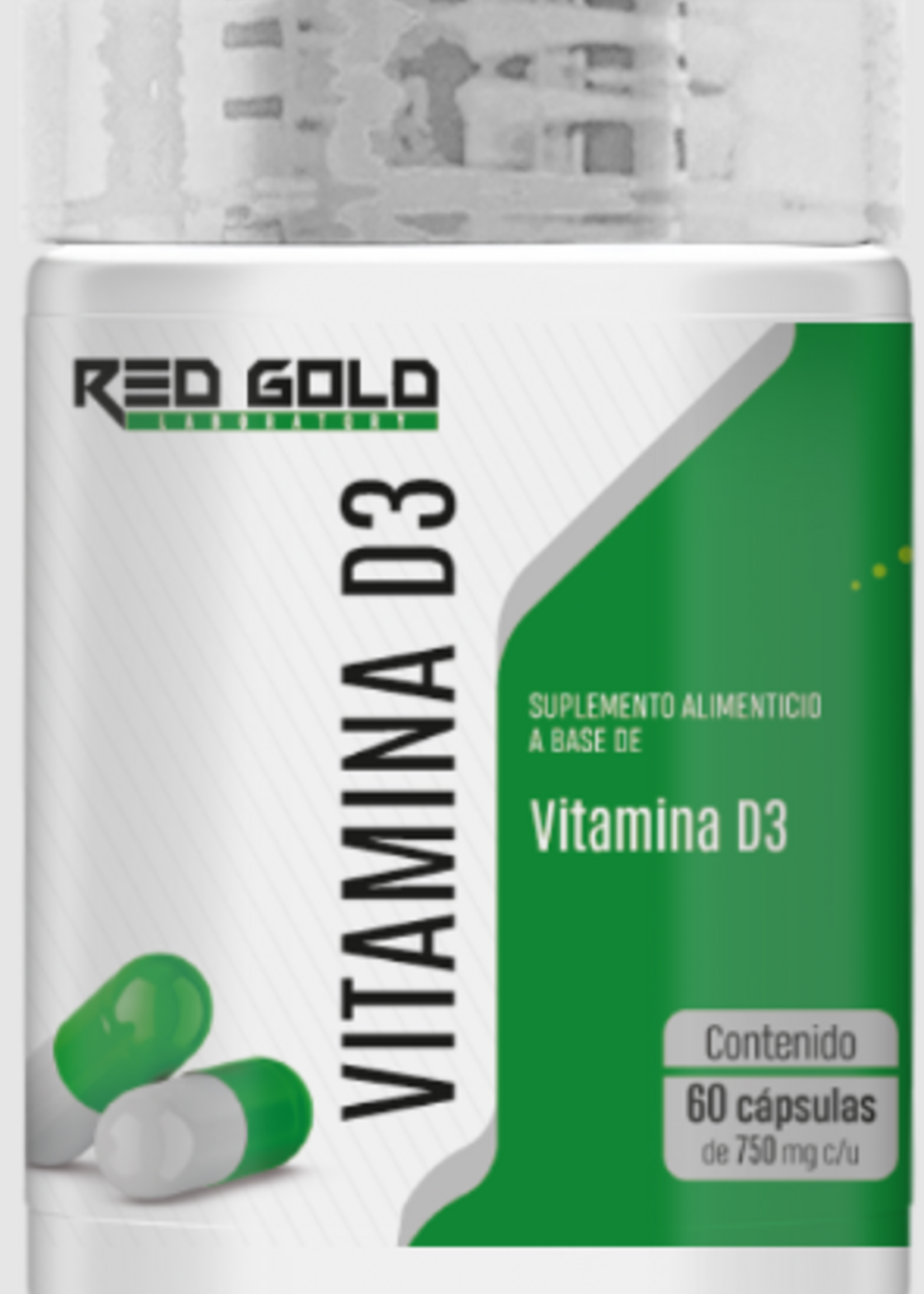 REDGOLD VITAMINA D3 REDGOLD 750 MG 60 CAP