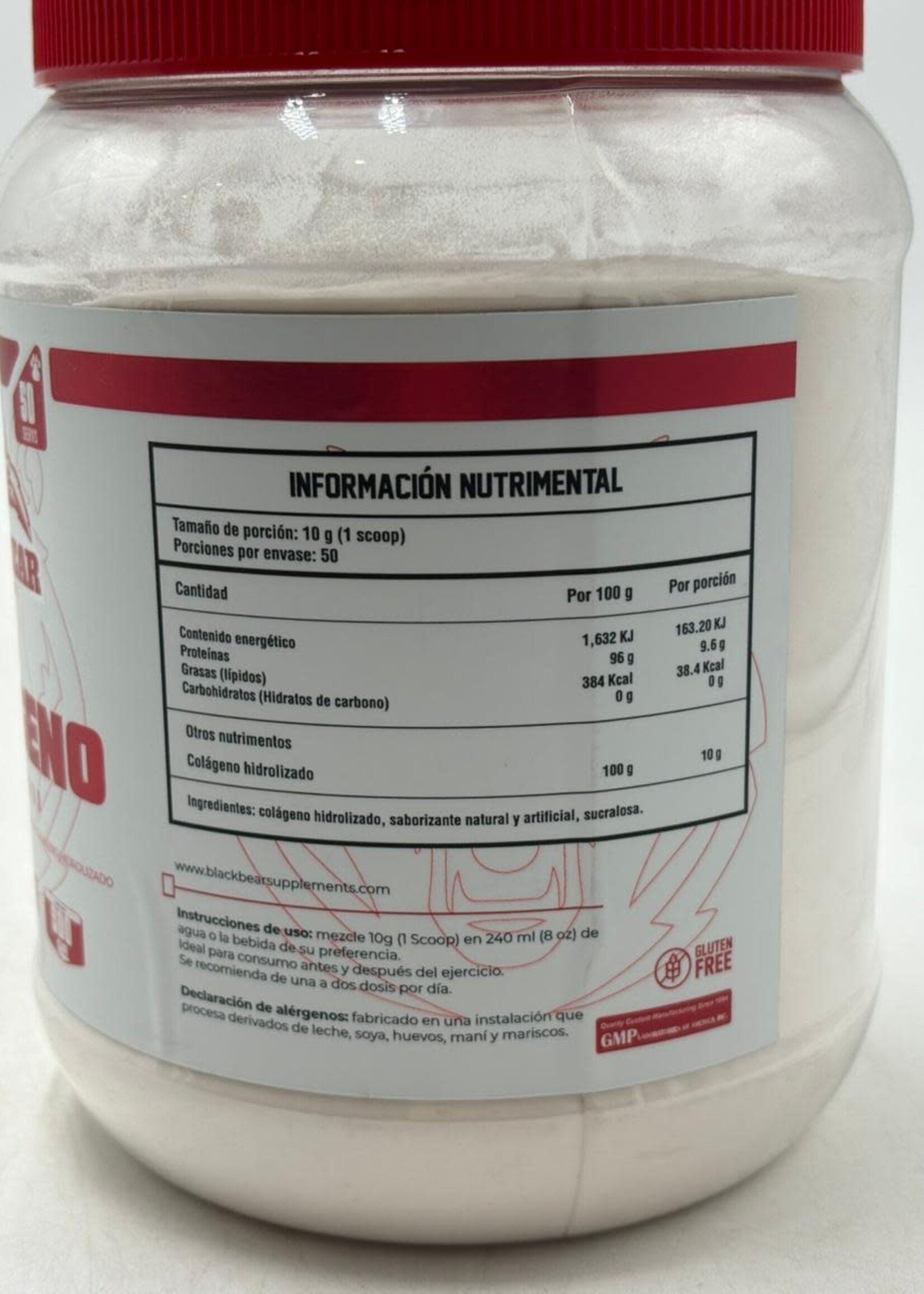 BLACKBEAR COLAGENO BLACKBEAR 50 SERV FRESA