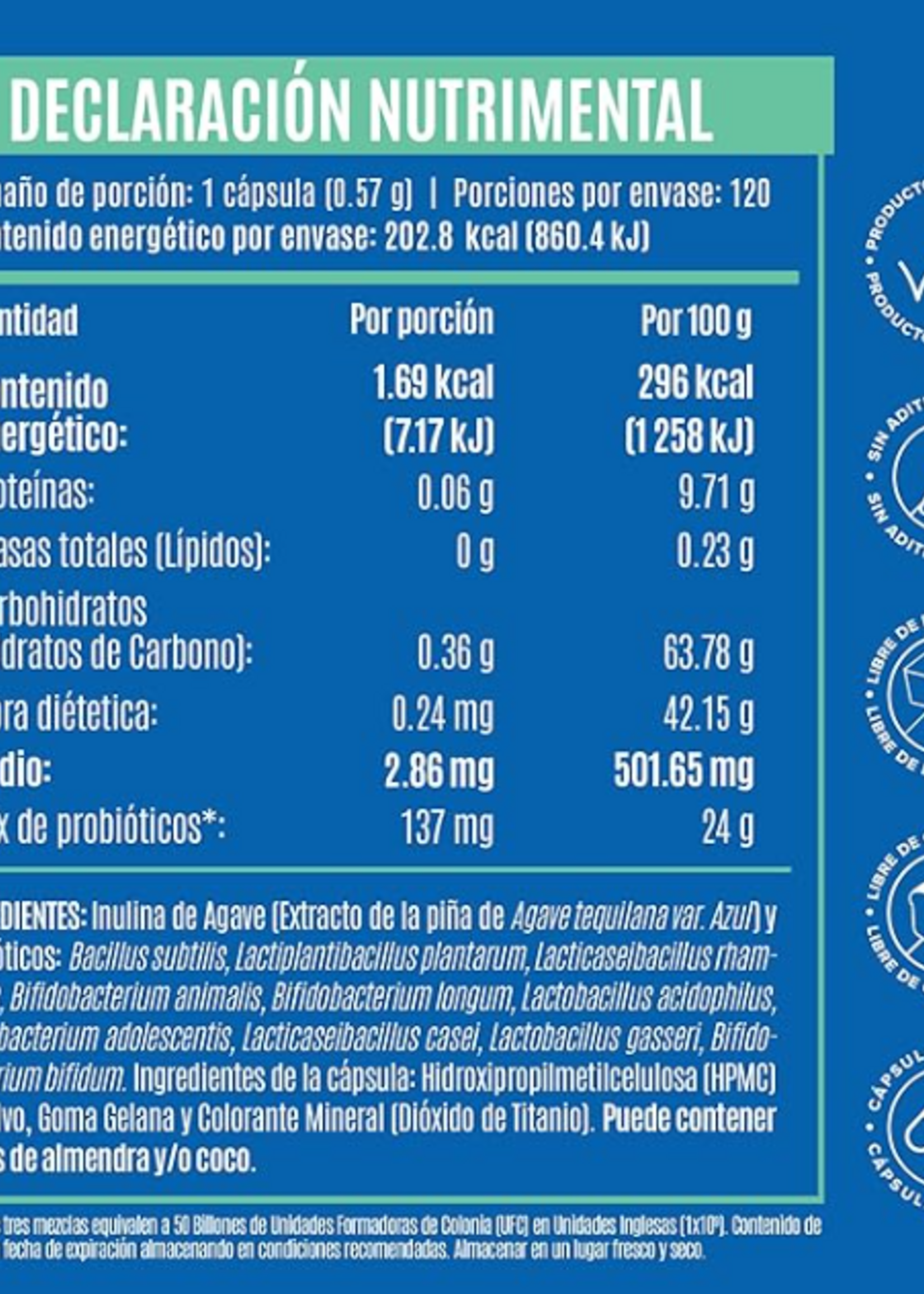BIRDMAN PREMIUM ALL IN ONE PROBIOTIC 50 B 120 CAPS BIRDMAN