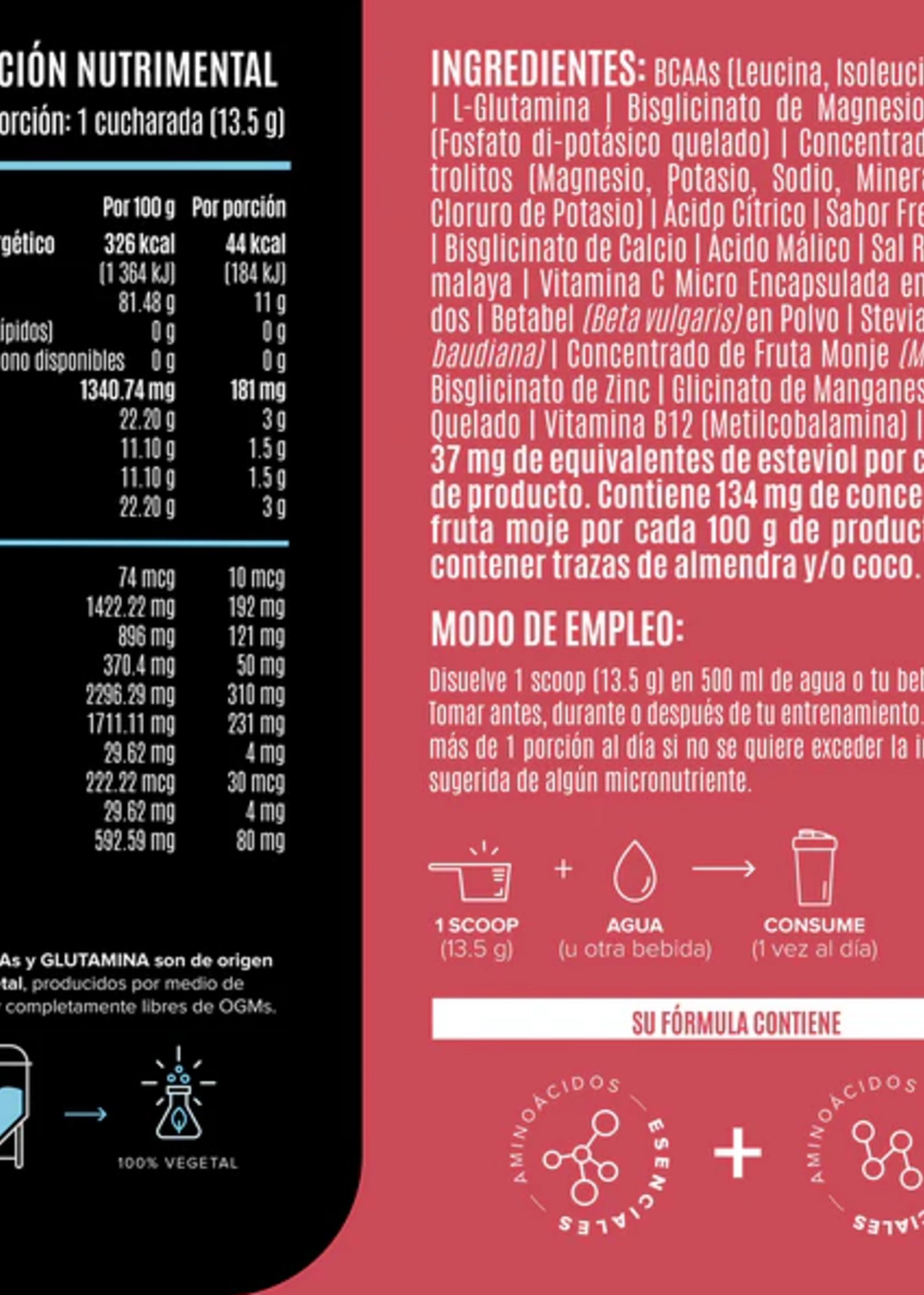 BIRDMAN BCAA + GLUTAMINA BIRDMAN