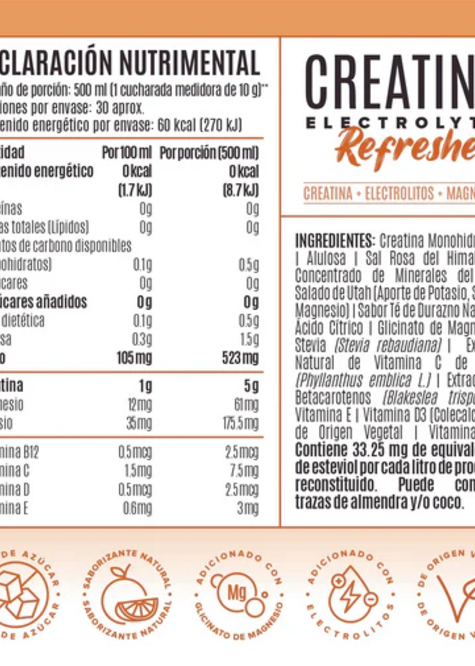 BIRDMAN CREATINA ELECTROLYTE REFRESHER BIRDMAN