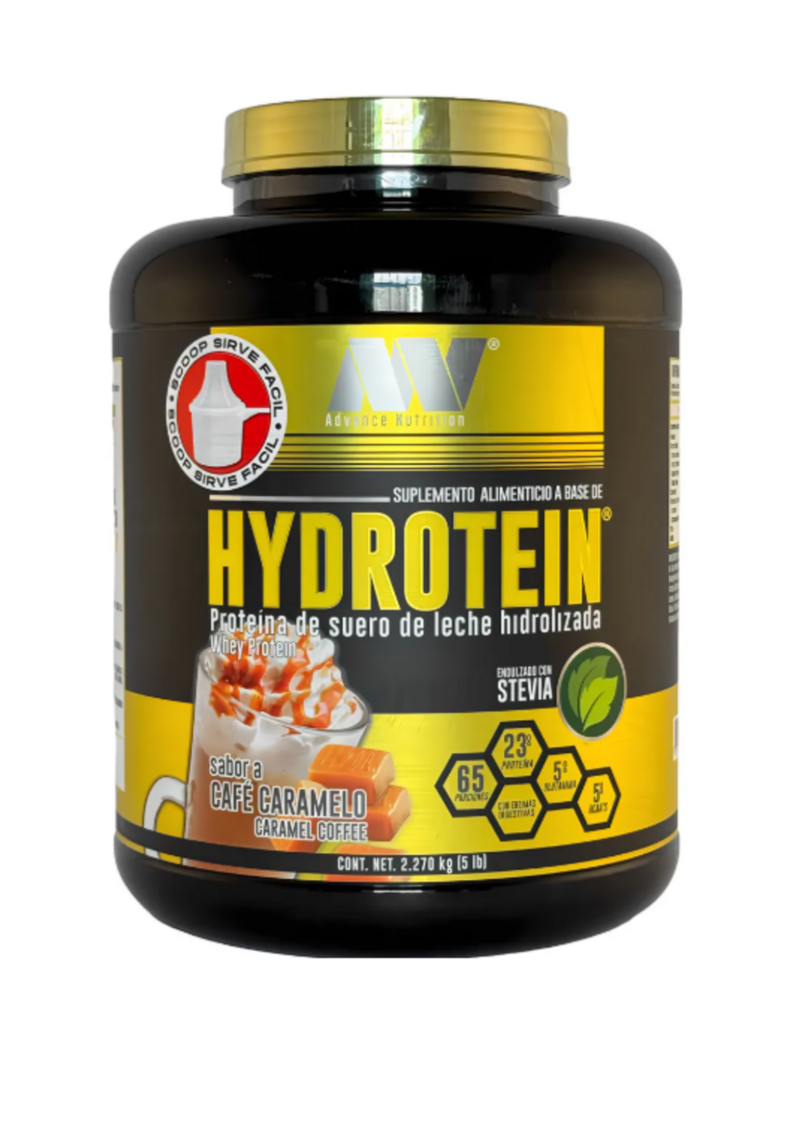 ADVANCE NUTRITION HYDROTEIN TAPA DORADA