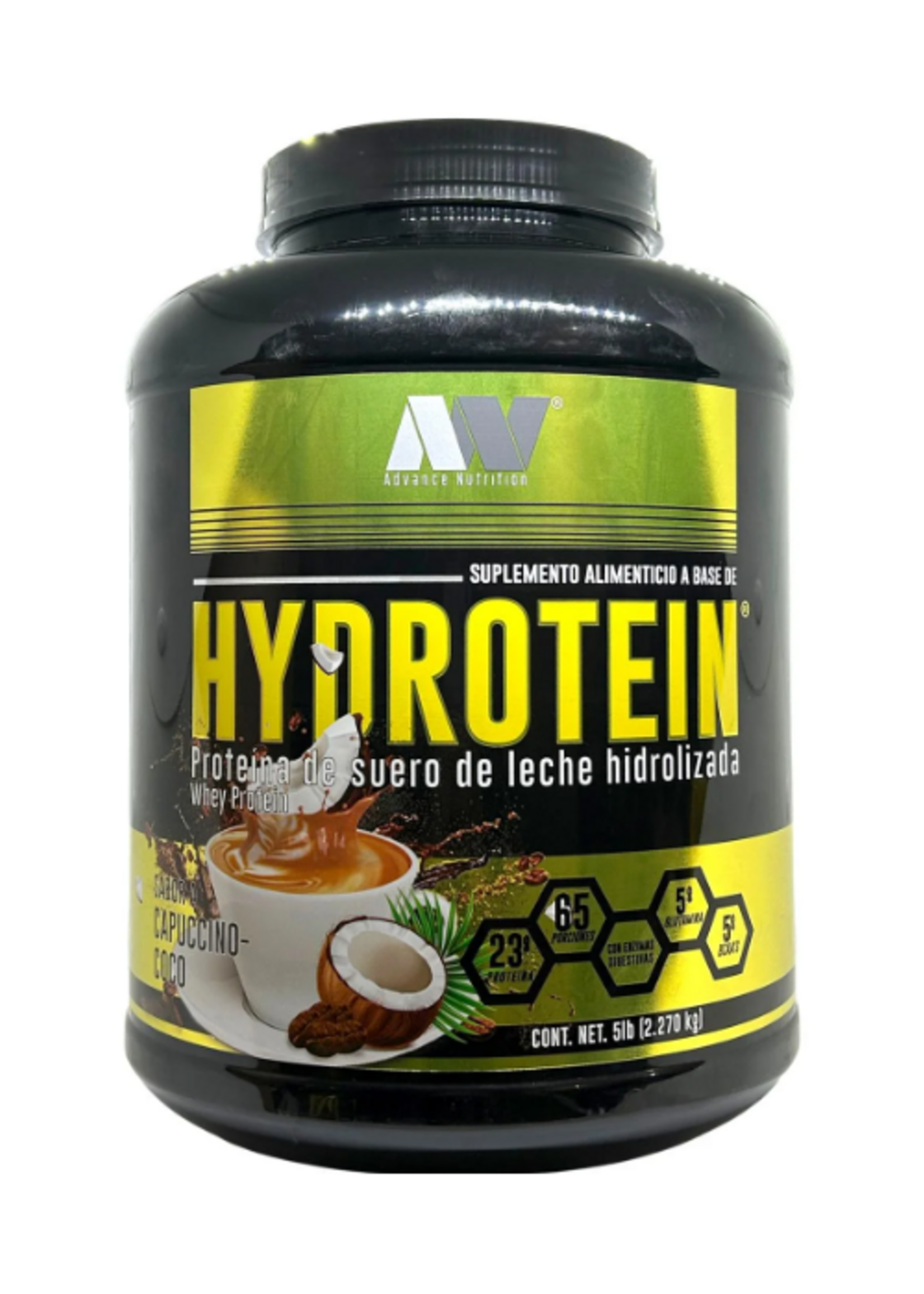 ADVANCE NUTRITION HYDROTEIN TAPA DORADA
