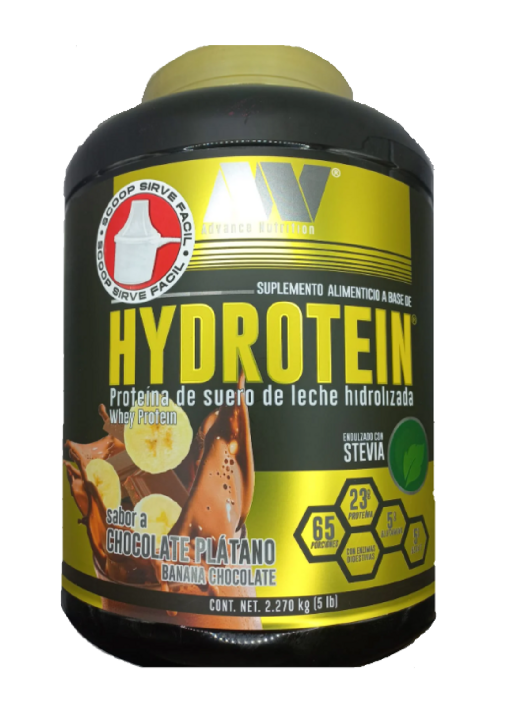 ADVANCE NUTRITION HYDROTEIN TAPA DORADA