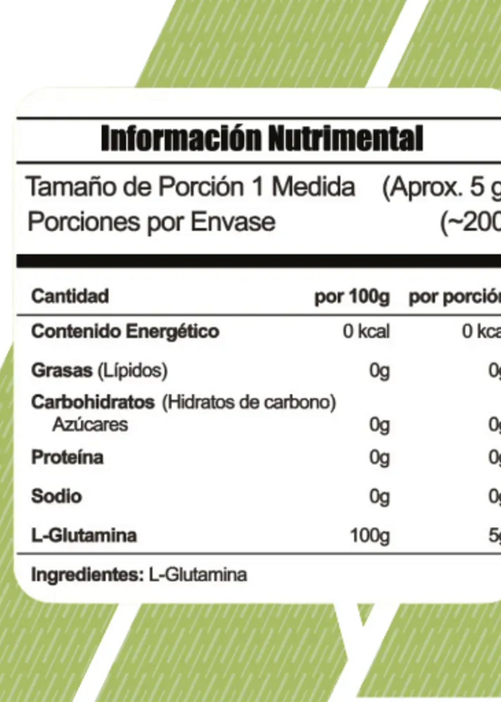 META NUTRITION GLUTAMINA META 200 SERV