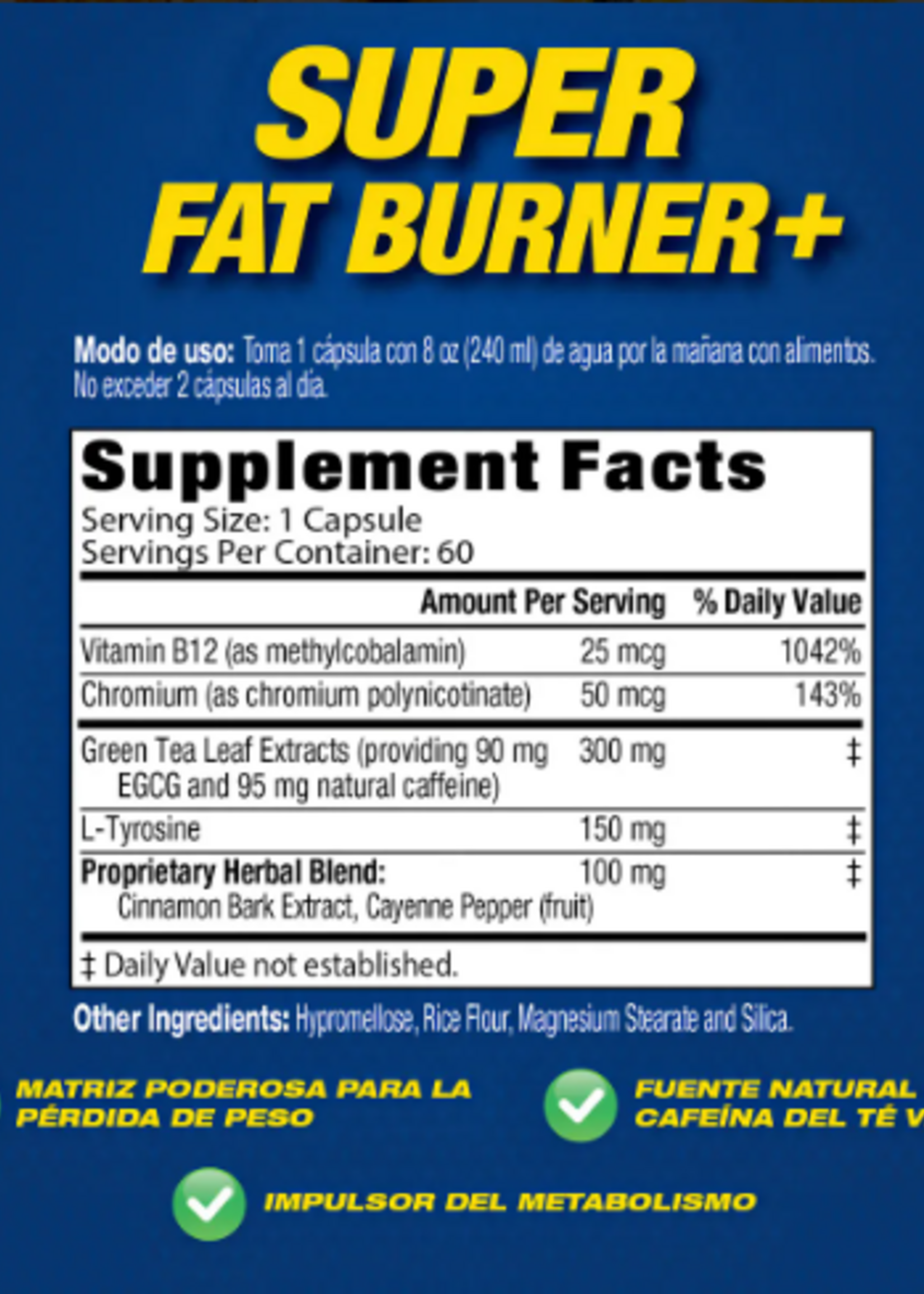 MHP SUPER FAT BURNER MHP 60 CAPS