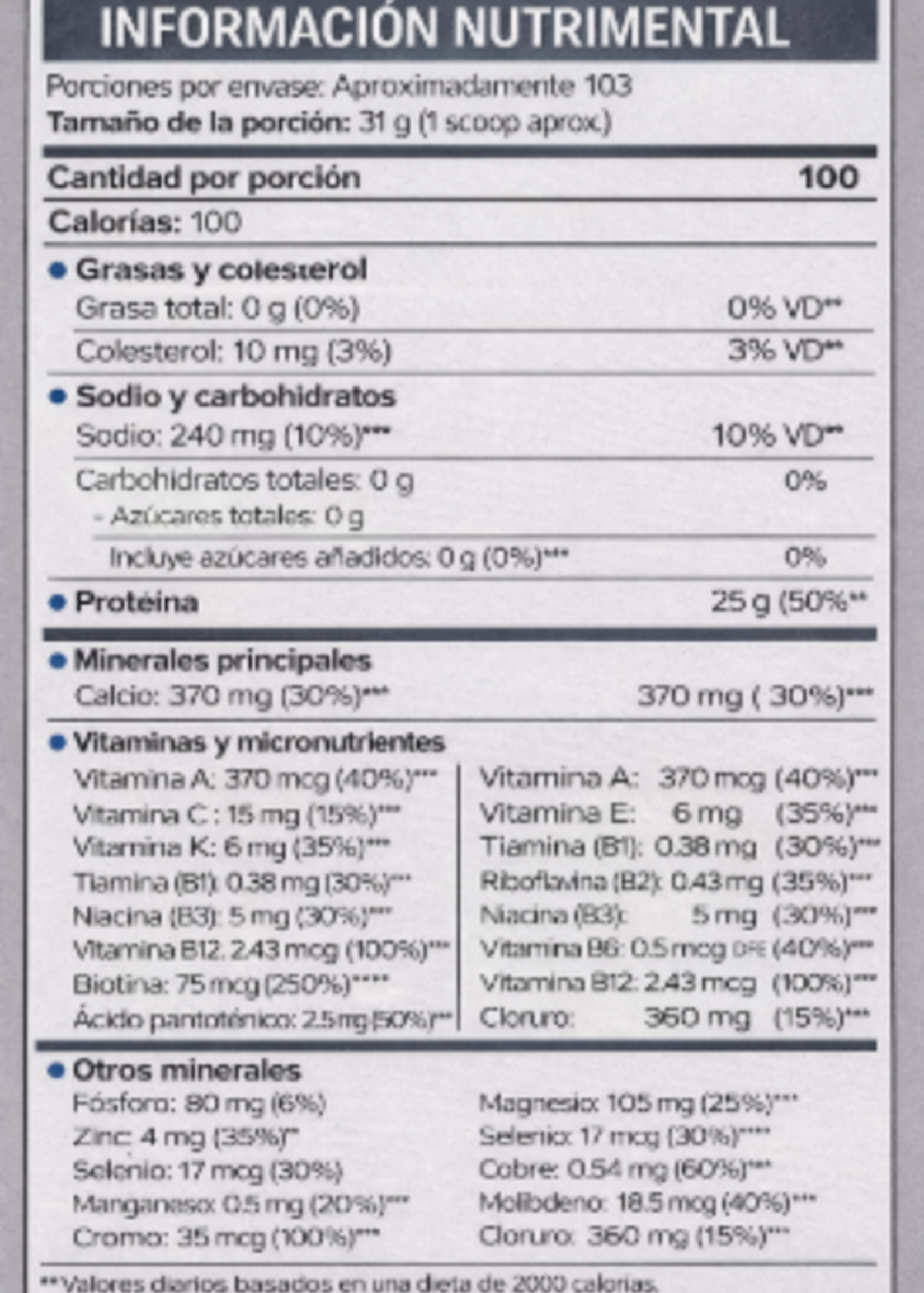 NATURES BEST ISOPURE BAG
