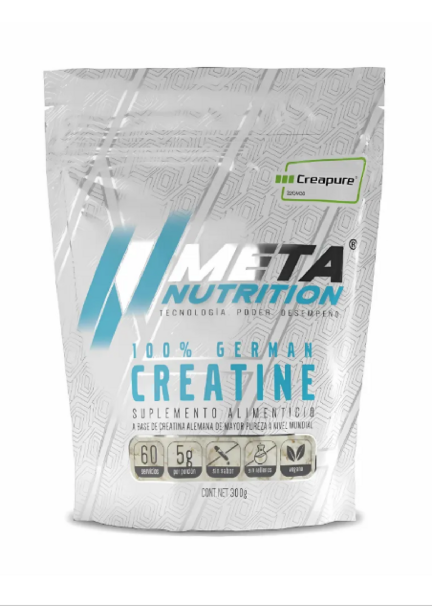 META NUTRITION 100% CREAPURE CREATINA META 60 SERV