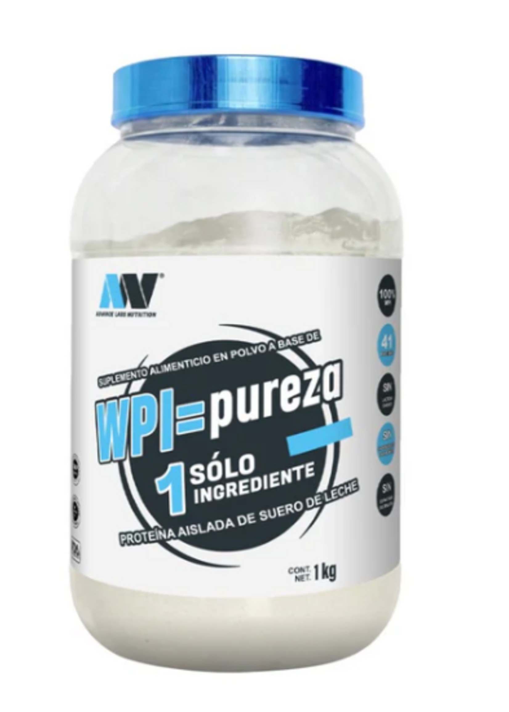 ADVANCE NUTRITION WPI = PUREZA ADVANCE 41 SERV 1 KG (AISLADA DE SUERO DE LECHE)