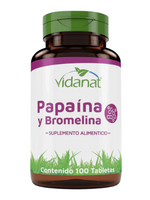 VIDANAT PAPAINA Y BROMELINA100 TAB VIDANAT