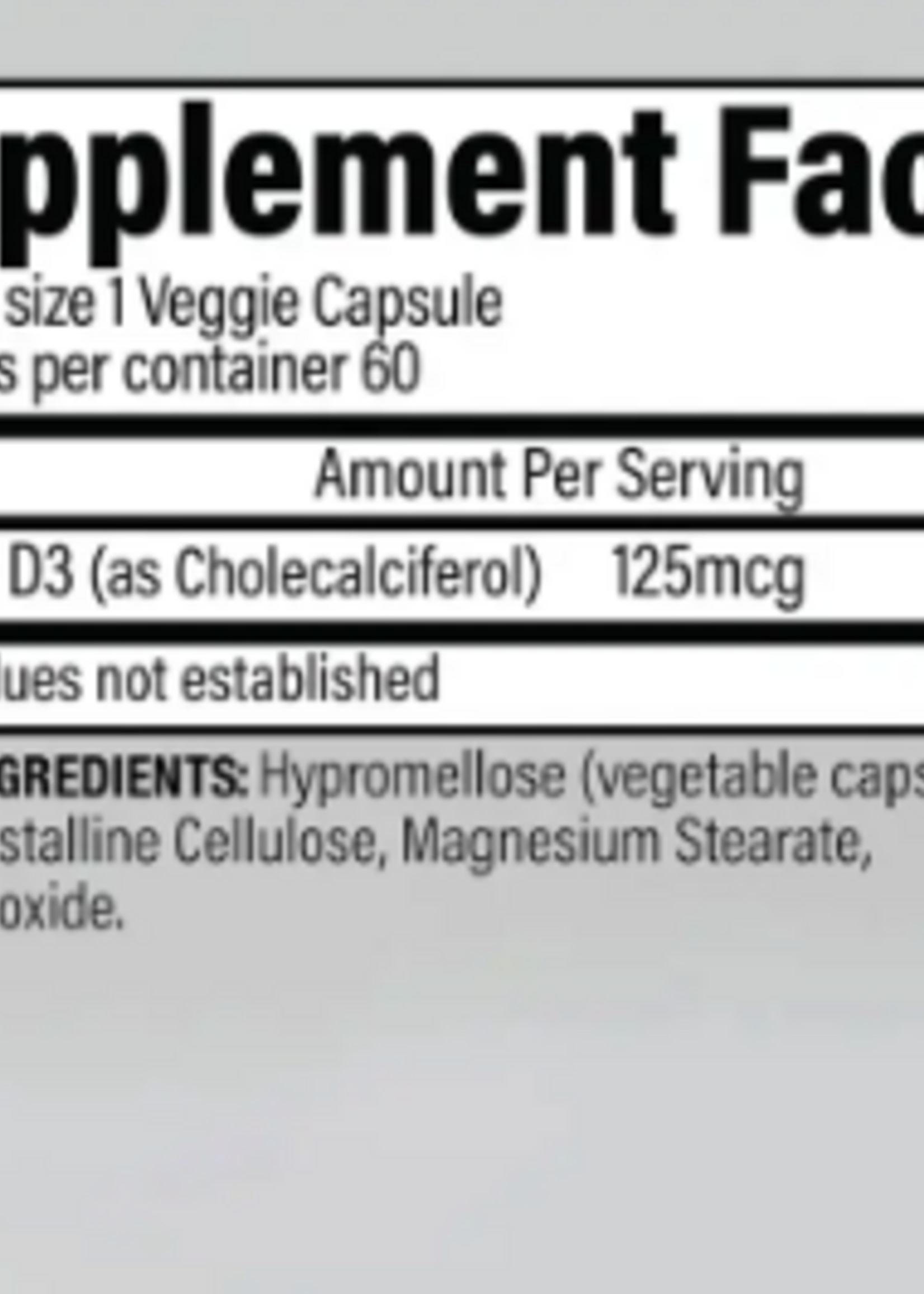 REVIVE VITAMINA D3 REVIVE 60 CAPS