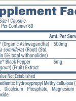 REVIVE ASHWAGANDA KSM REVIVE 500 MG/60 CAP