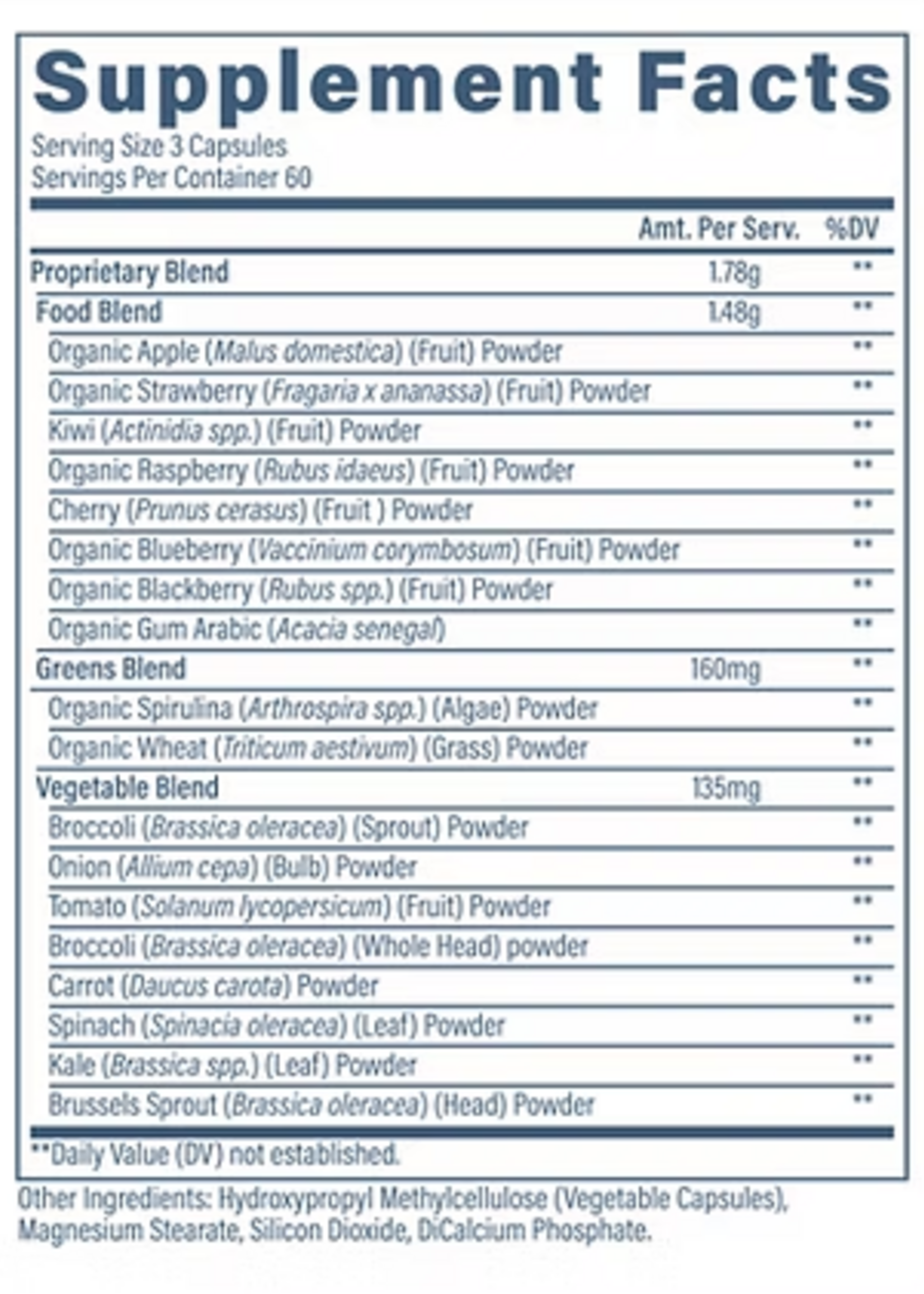 REVIVE DAILY GREENS 180 CAP REVIVE