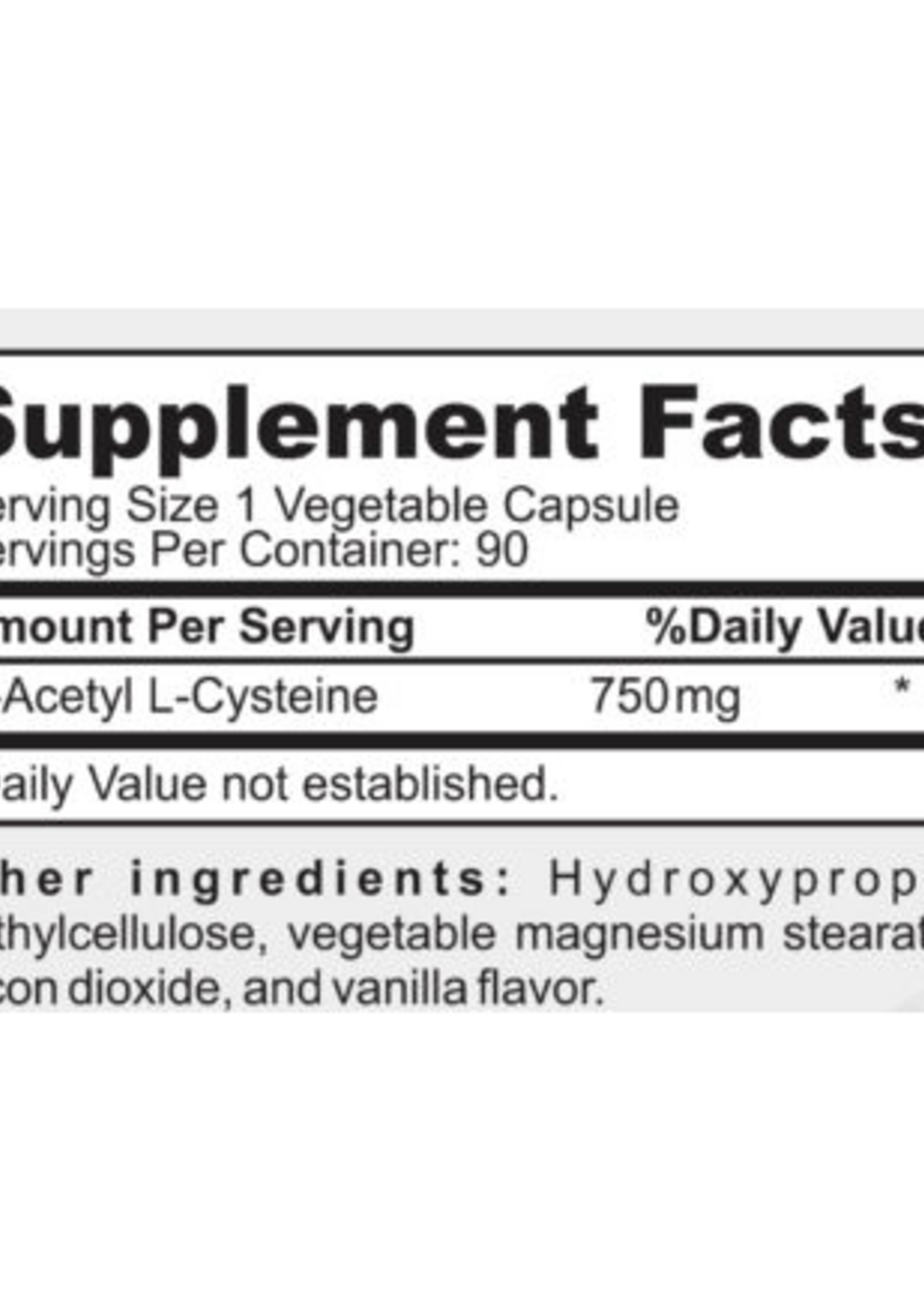 PURE NUTRITION NAC PURE NUTRITION 750 MG 90 CAP