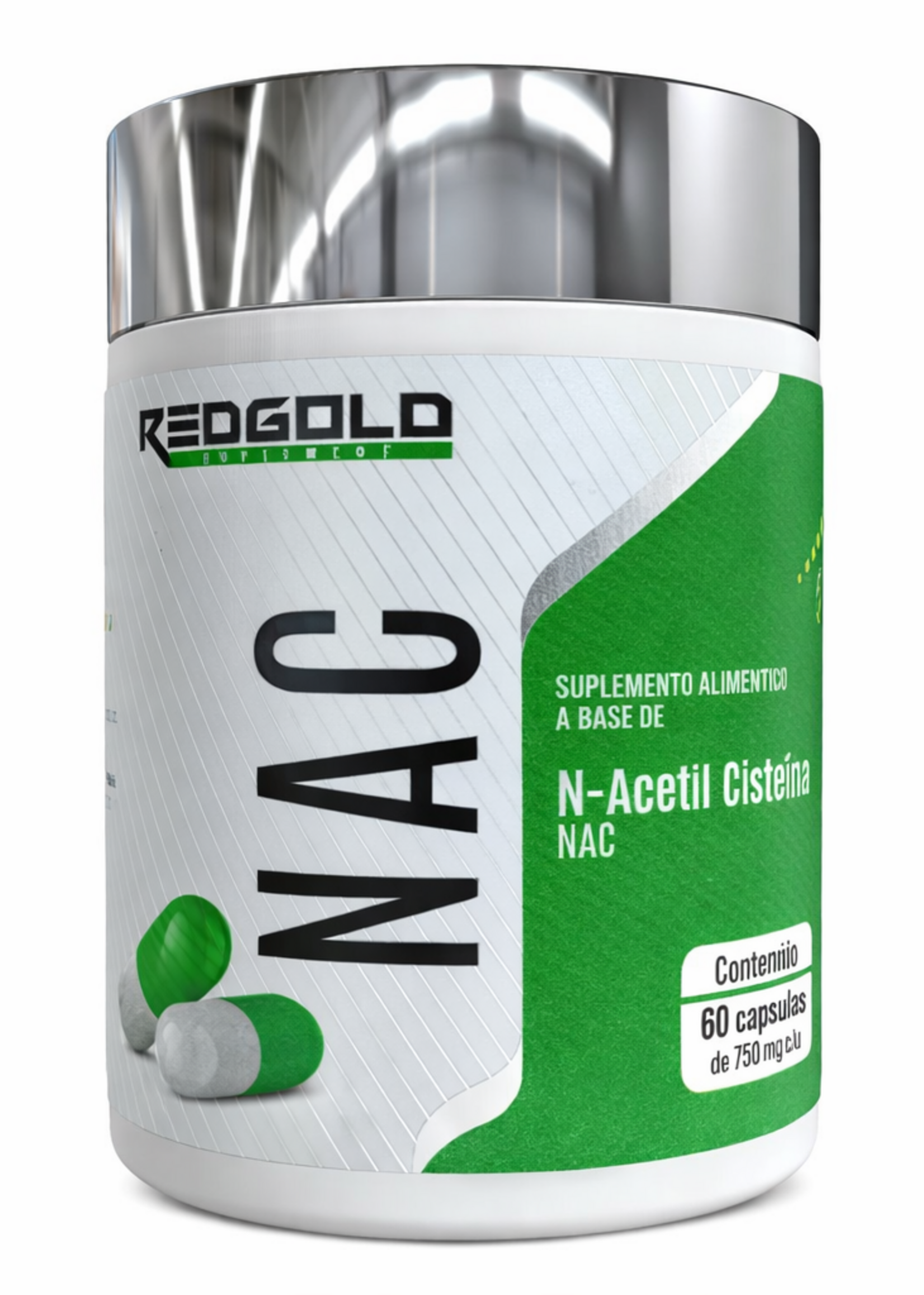 REDGOLD NAC RED GOLD 750 MG 60 CAP