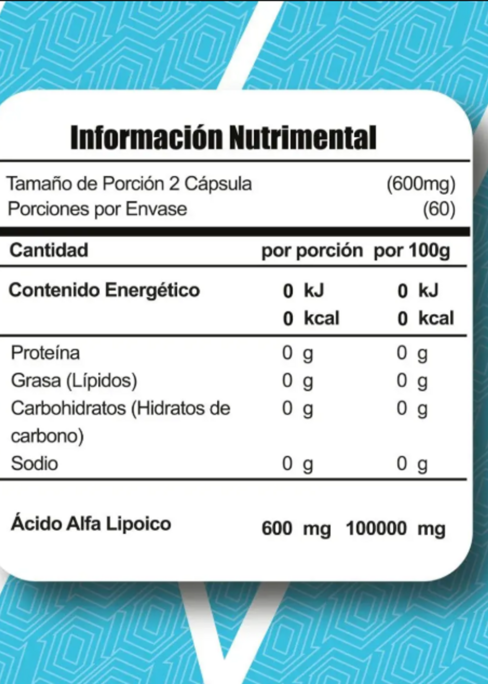 META NUTRITION ALPHA LIPOIC (RALA) META 120 CAP