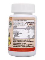 HM NATURAL JENGIBRE CANELA 60 CAPS 400MG HM NATURAL