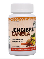 HM NATURAL JENGIBRE CANELA 60 CAPS 400MG HM NATURAL