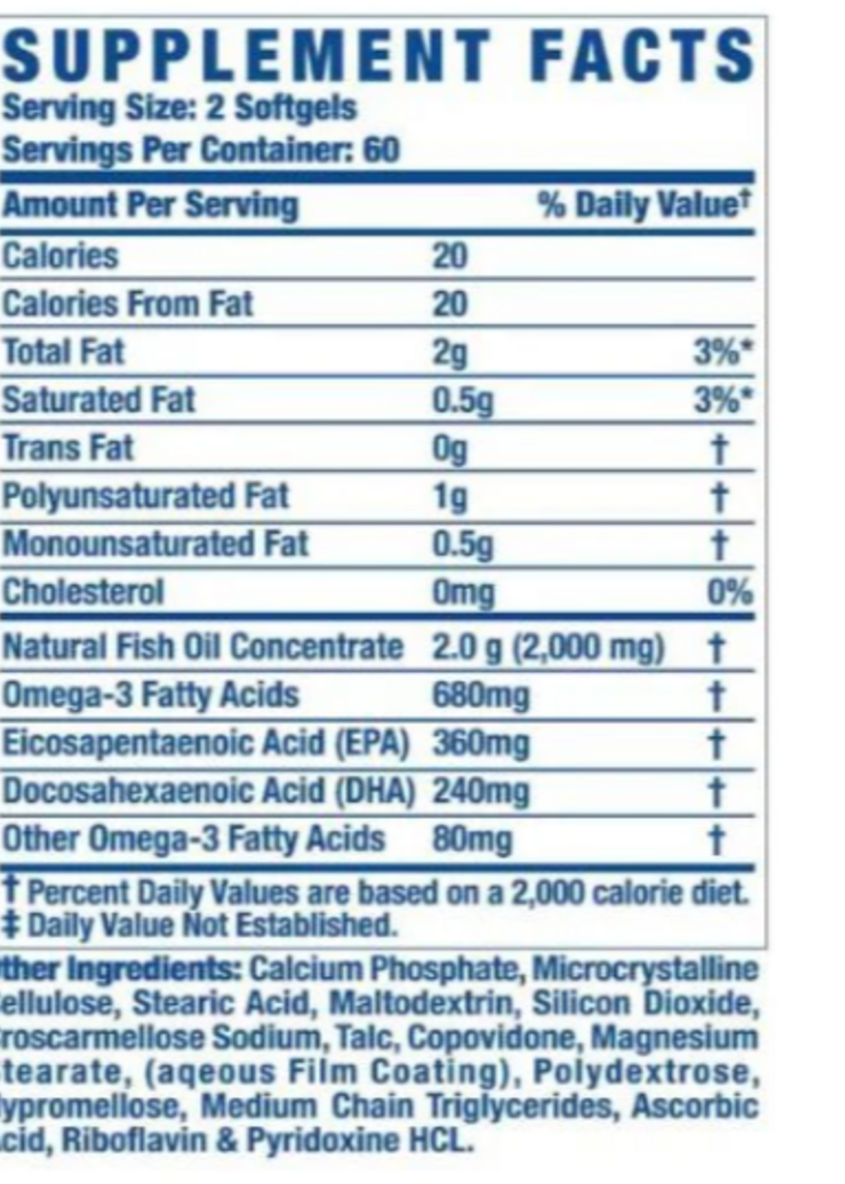 OMEGA RC 120 SOFTGELS