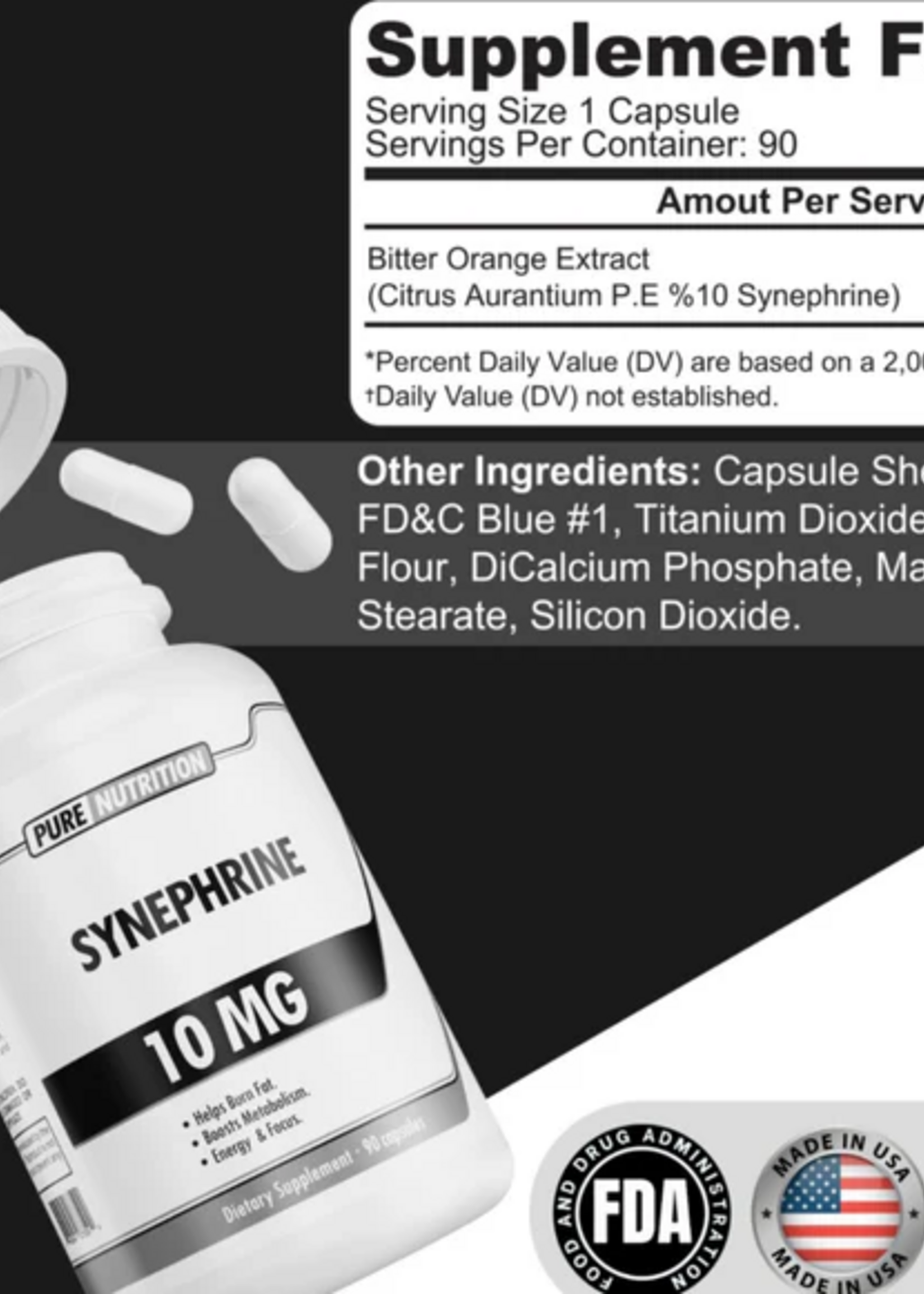 PURE NUTRITION SINEFRINA PURE NUTRITION 10 MG 90 CAP