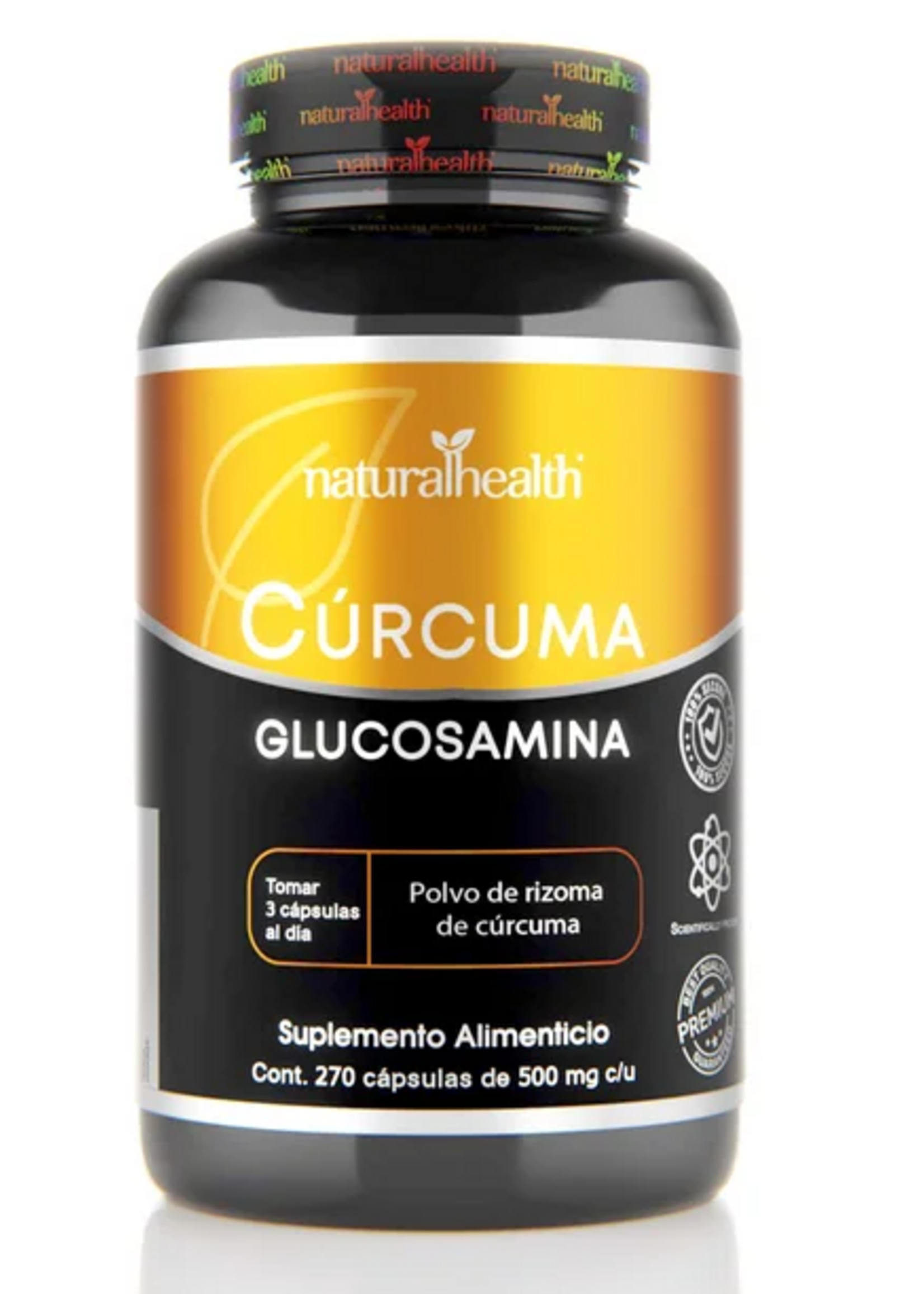 NATURAL HEALTH CURCUMA GLUCOSAMINE NATURAL HEALTH 270 CAP