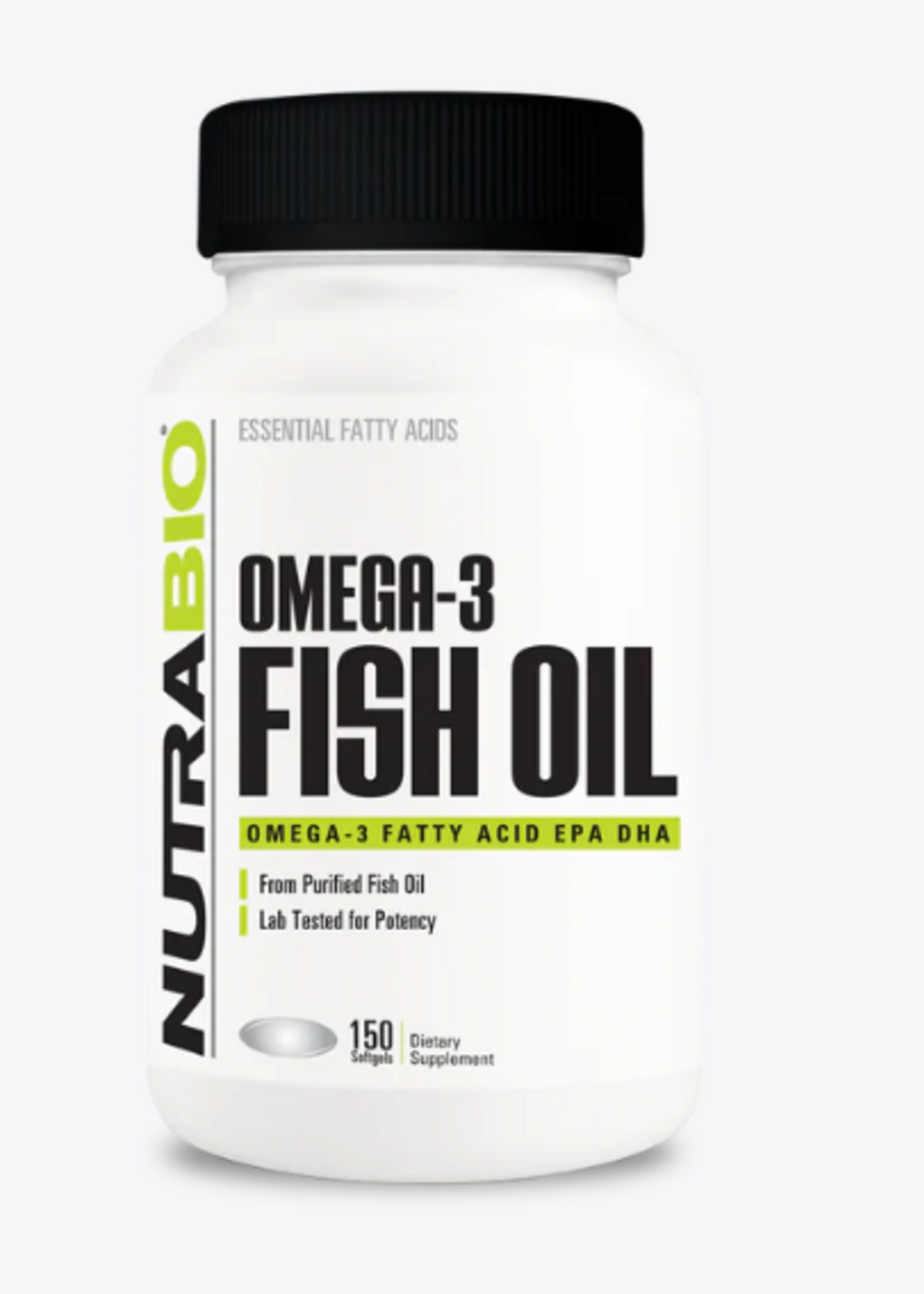 NUTRABIO OMEGA 3 FISH OIL NUTRABIO 150 SOFTGELS