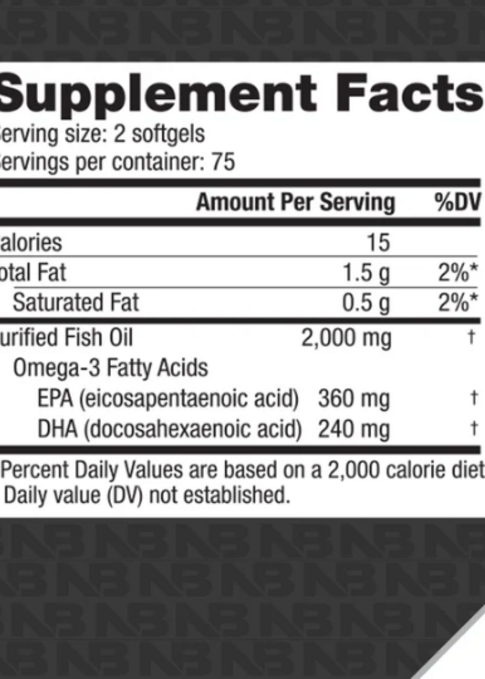 NUTRABIO OMEGA 3 FISH OIL NUTRABIO 150 SOFTGELS