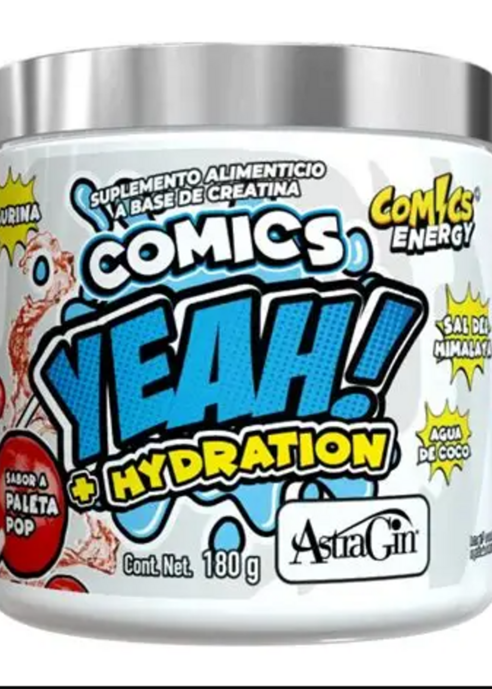 COMICS ENERGY YEAH HYDRATION COMICS 30 SERV PALETA POP